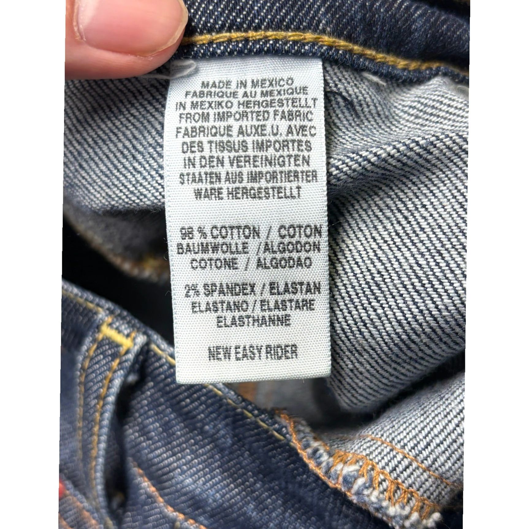 Lucky Brand Lucky Brand New Easy Rider Bootcut Jeans Dark Wash Blue Denim Womens W32 L32 Size 28" / US 6 / IT 42 - 6 Thumbnail