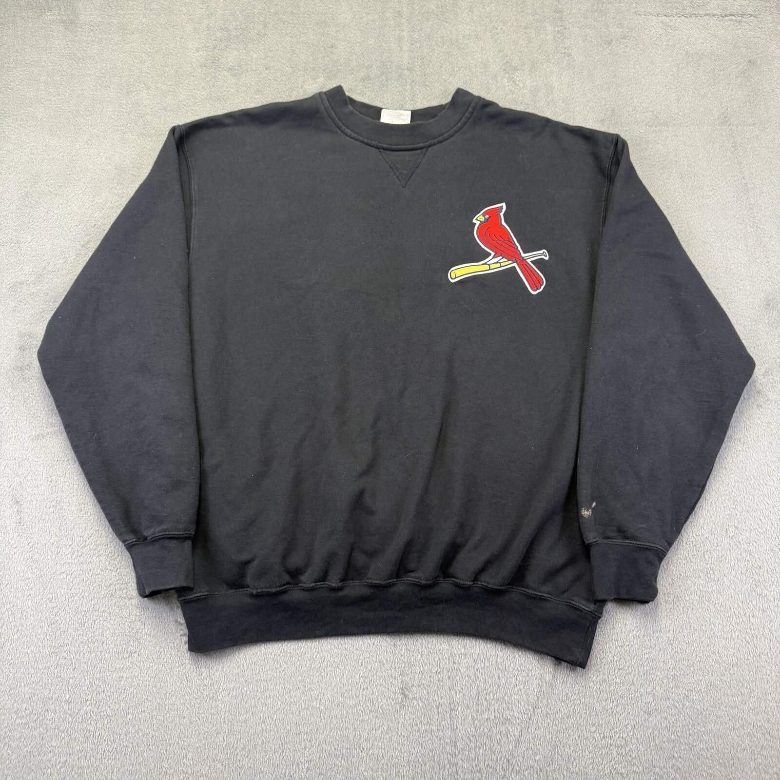 Majestic Majestic Vintage St Louis Cardinals MLB Crewneck Sweatshirt Size ONE SIZE - 1 Thumbnail