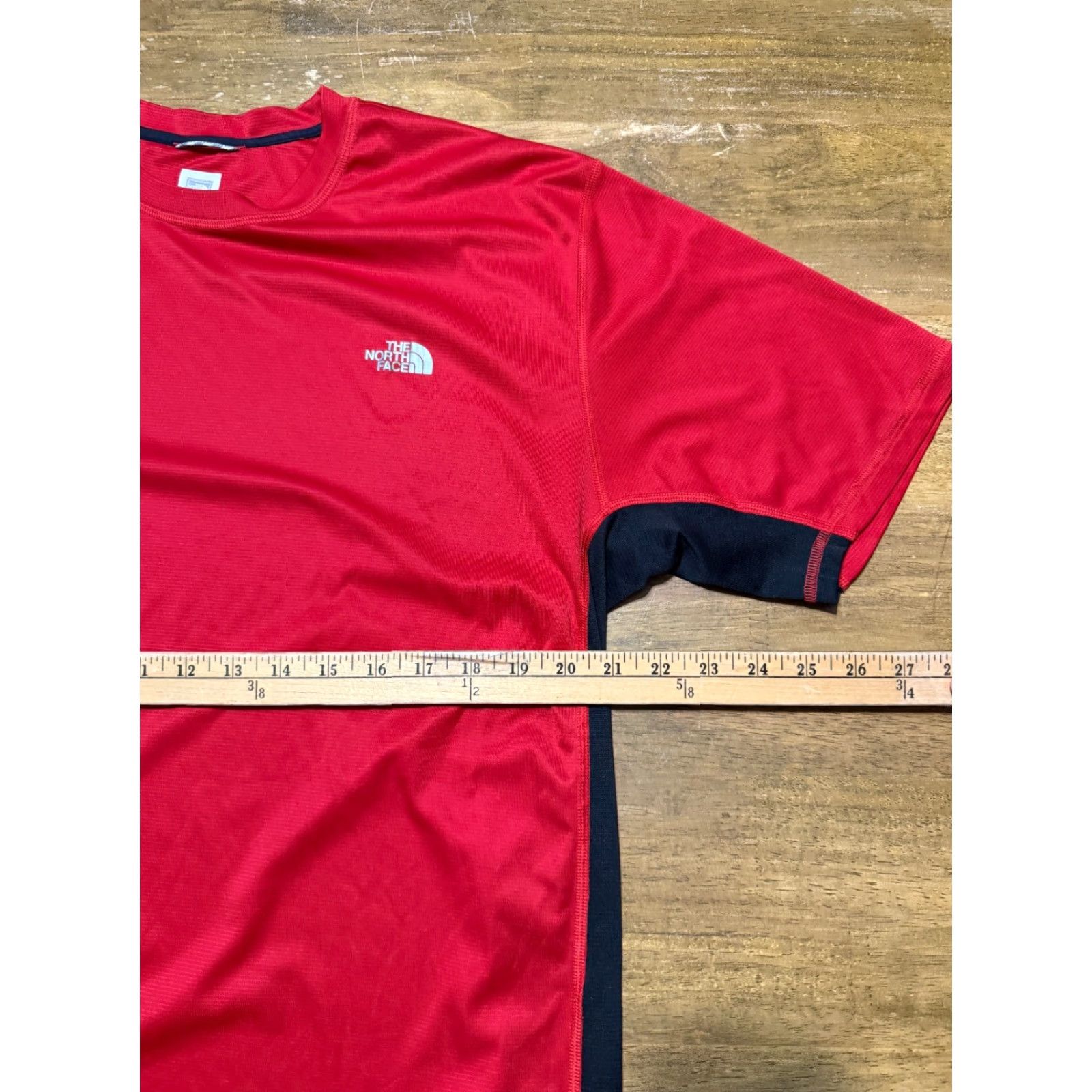 The North Face The North Face Shirt Men's XL Red Black Athletic Wear Crewneck Shirt XL Men's Red The North Face Crewneck athletic wear shirt Size US XL / EU 56 / 4 - 7 Thumbnail