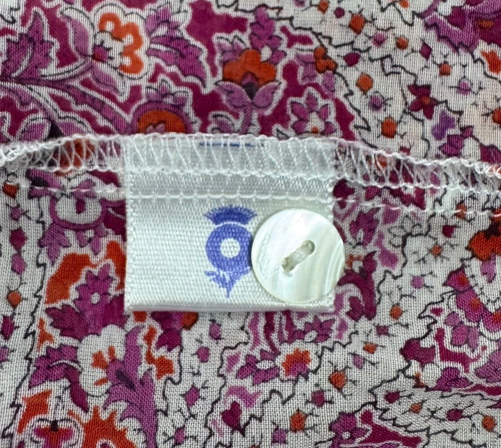 Other Brora Printed Blouse Cotton Silk size 10 Size M / US 6-8 / IT 42-44 - 11 Thumbnail