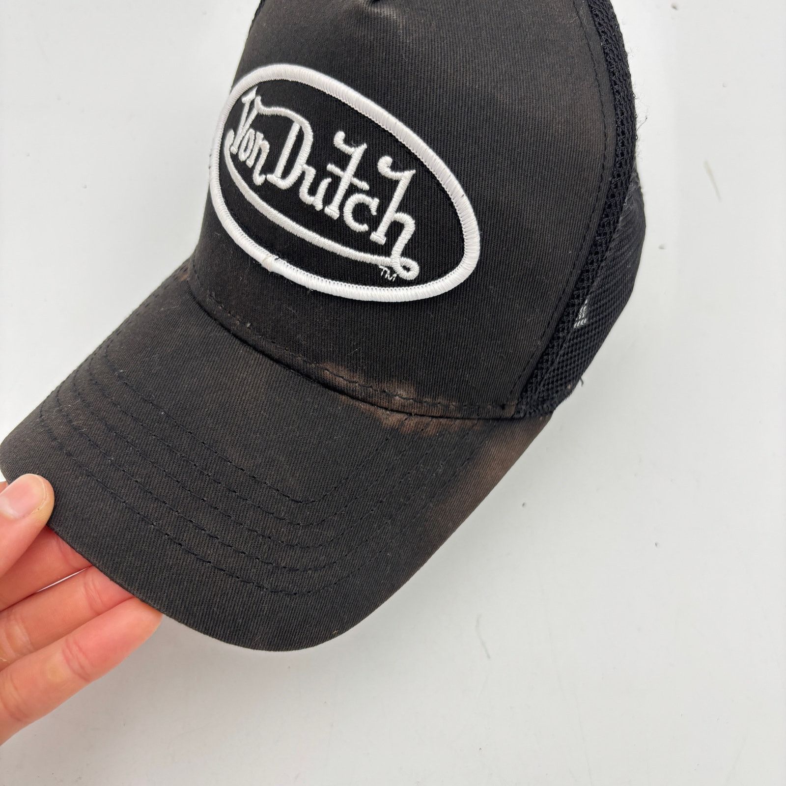 Von Dutch Von Dutch Classic Trucker Snapback Hat Y2K Grunge Biker Size ONE SIZE - 11 Thumbnail