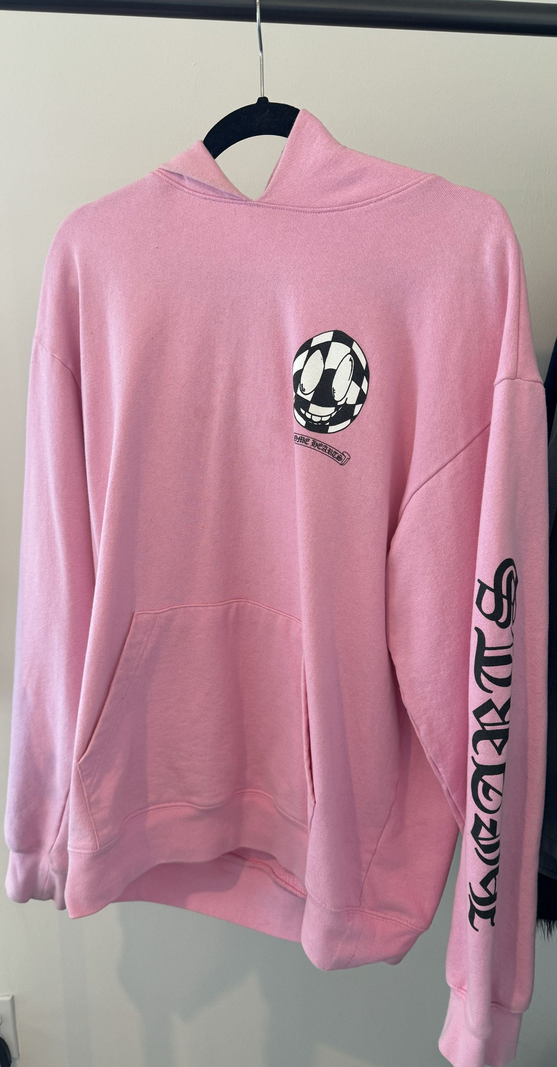 image of Chrome Hearts Matty Boy "vanity Affair" Hoodie in Pink, Men's (Size XL)