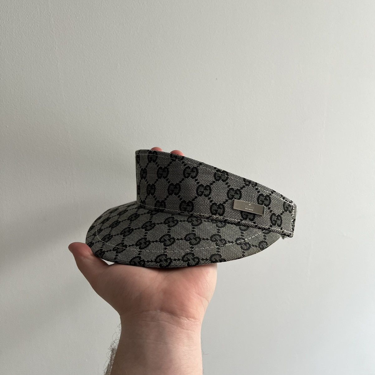 Gucci Gucci 90s GG Monogram Rare Biege Sun Visior - Cap Size ONE SIZE - 2 Thumbnail