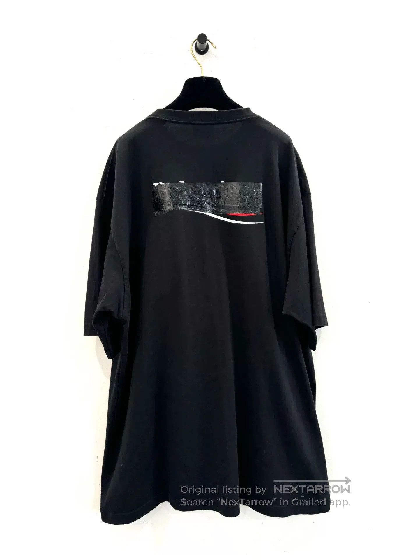 Balenciaga Balenciaga Tape Cola Black Short. Size US XL / EU 56 / 4 - 1 Thumbnail