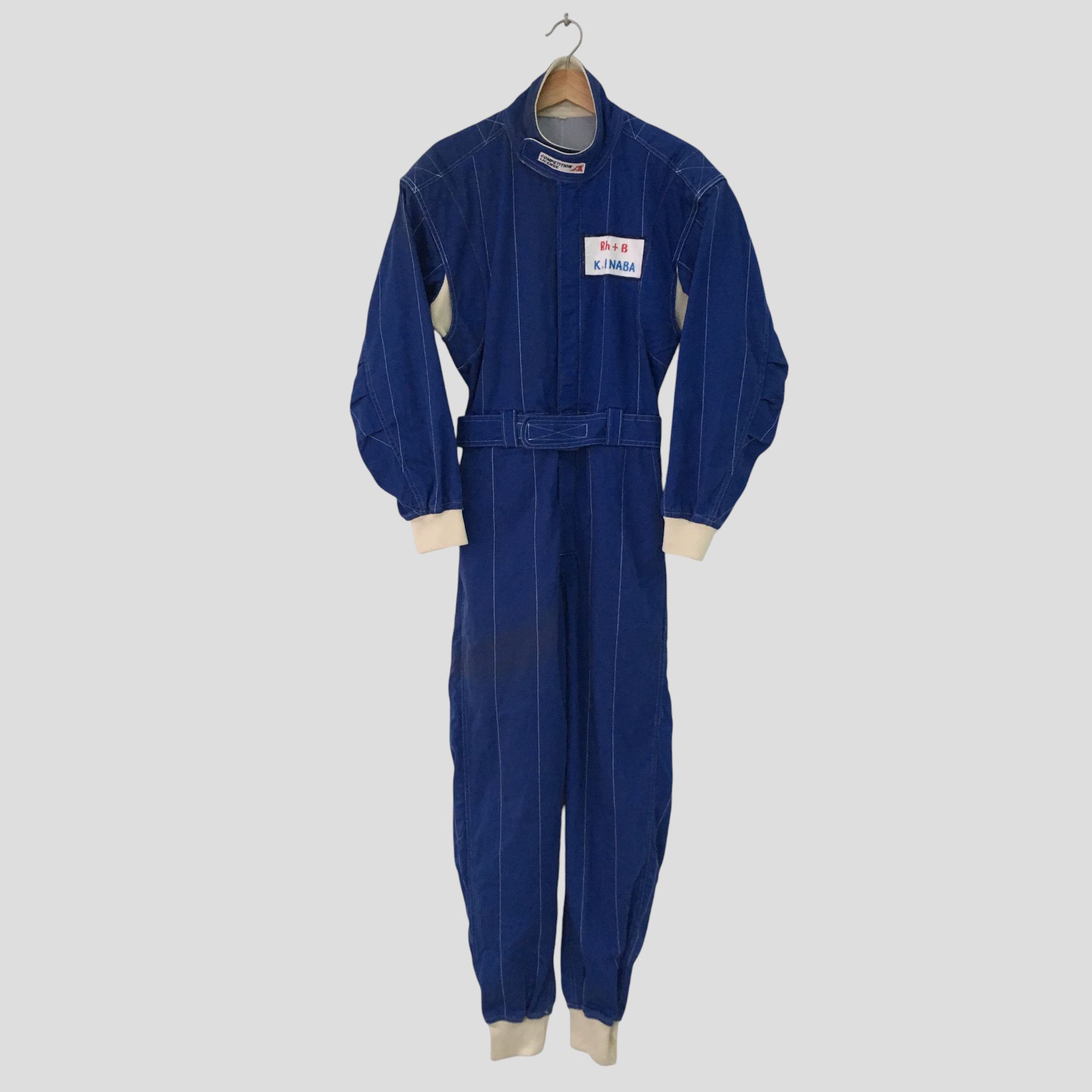 Japanese Brand × Vintage Vintage 90's Blue Workwear Coveralls Japan Size US L / EU 52-54 / 3 - 1 Thumbnail