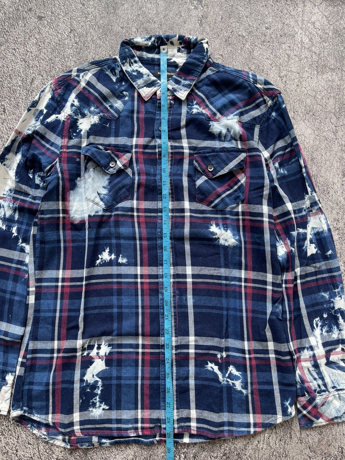 semanticdesign Semanticdesign Bleached plaid shirt Size US L / EU 52-54 / 3 - 11 Thumbnail
