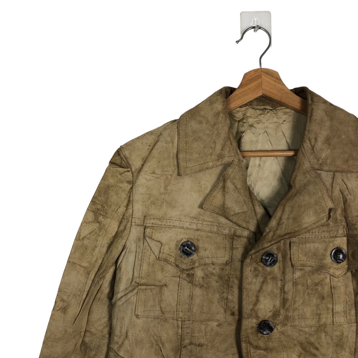 Japanese Brand 🔥90’s Vintage Genuine Leather Bomber Jacket Issey Miyake Size US M / EU 48-50 / 2 - 7 Thumbnail