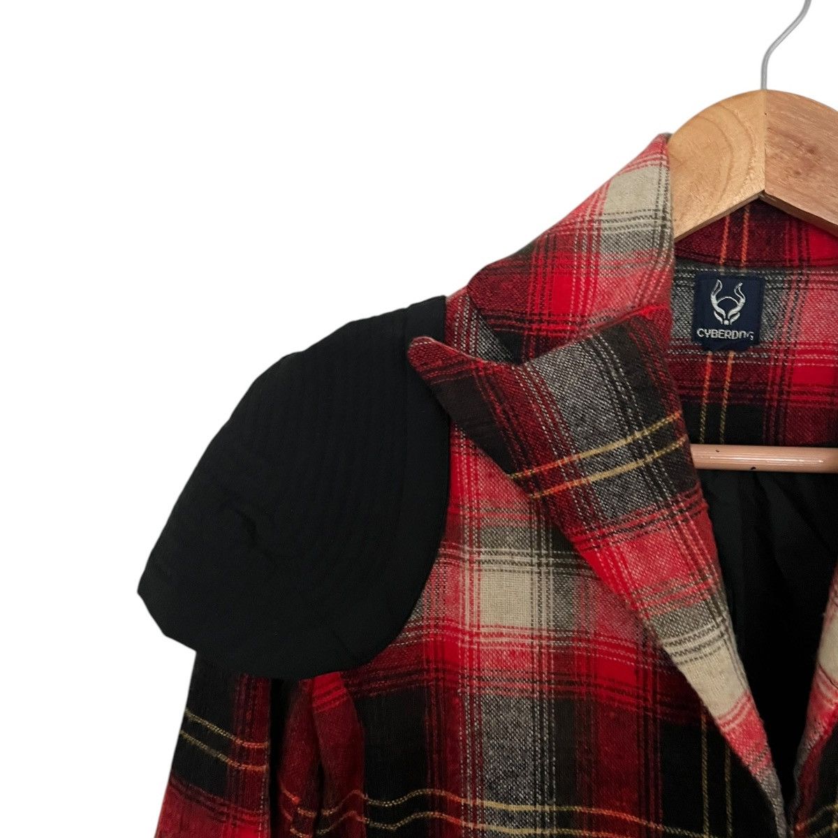 Japanese Brand Cyberdog armor plaid jacket Size US S / EU 44-46 / 1 - 2 Thumbnail