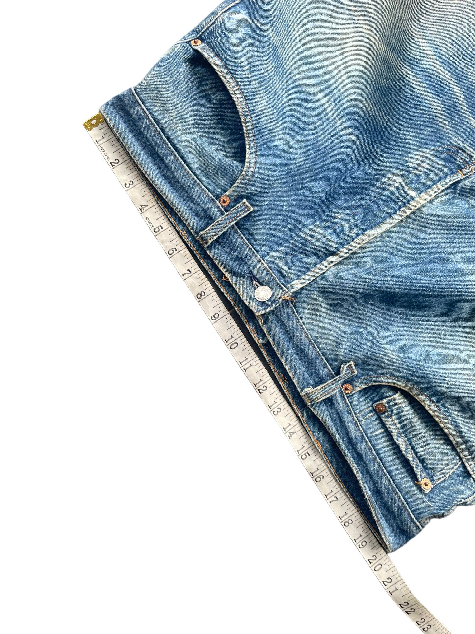 Levi's Vintage 1994 Levis 501 e Faded Distresed Denim Size US 39 - 6 Thumbnail