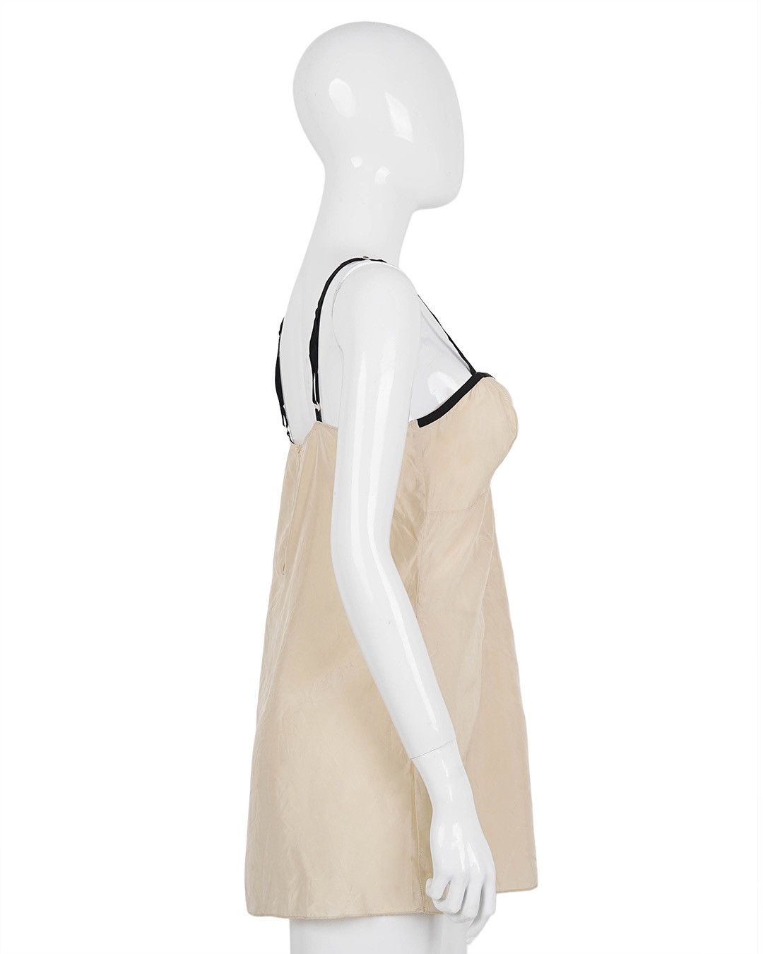 Miu Miu Miu Miu Lingerie Dress in Beige Size M / US 6-8 / IT 42-44 - 6 Thumbnail