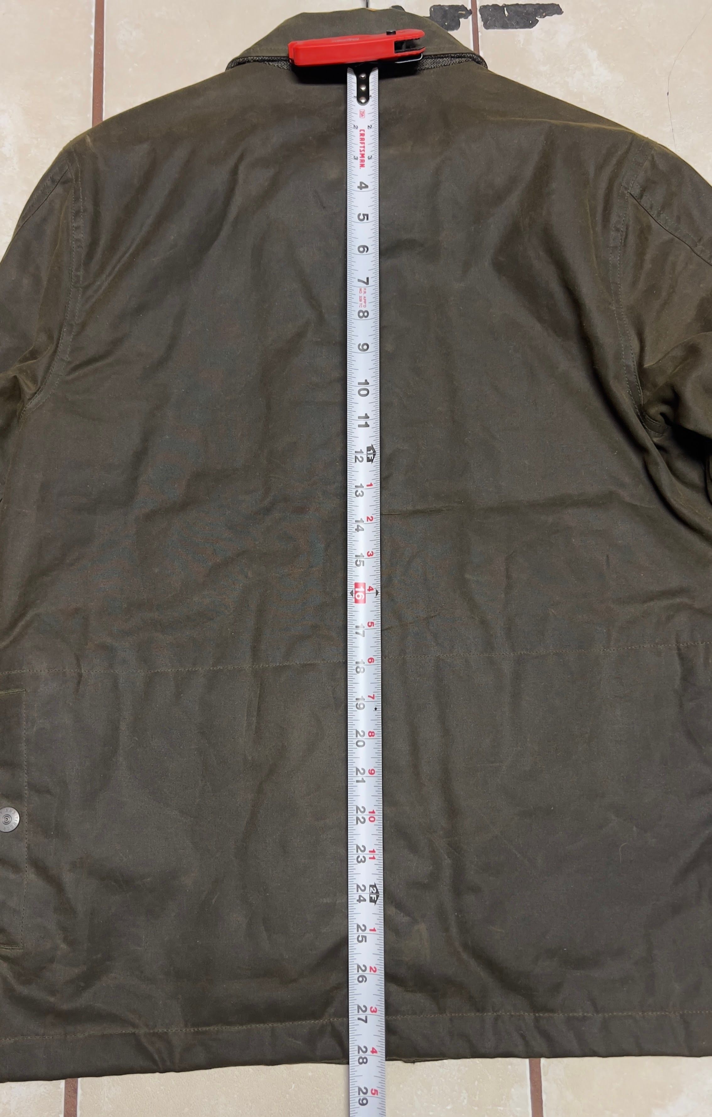 Flint And Tinder Flint & Tinder Flannel Lined Waxed Hudson Jacket Size US S / EU 44-46 / 1 - 4 Thumbnail