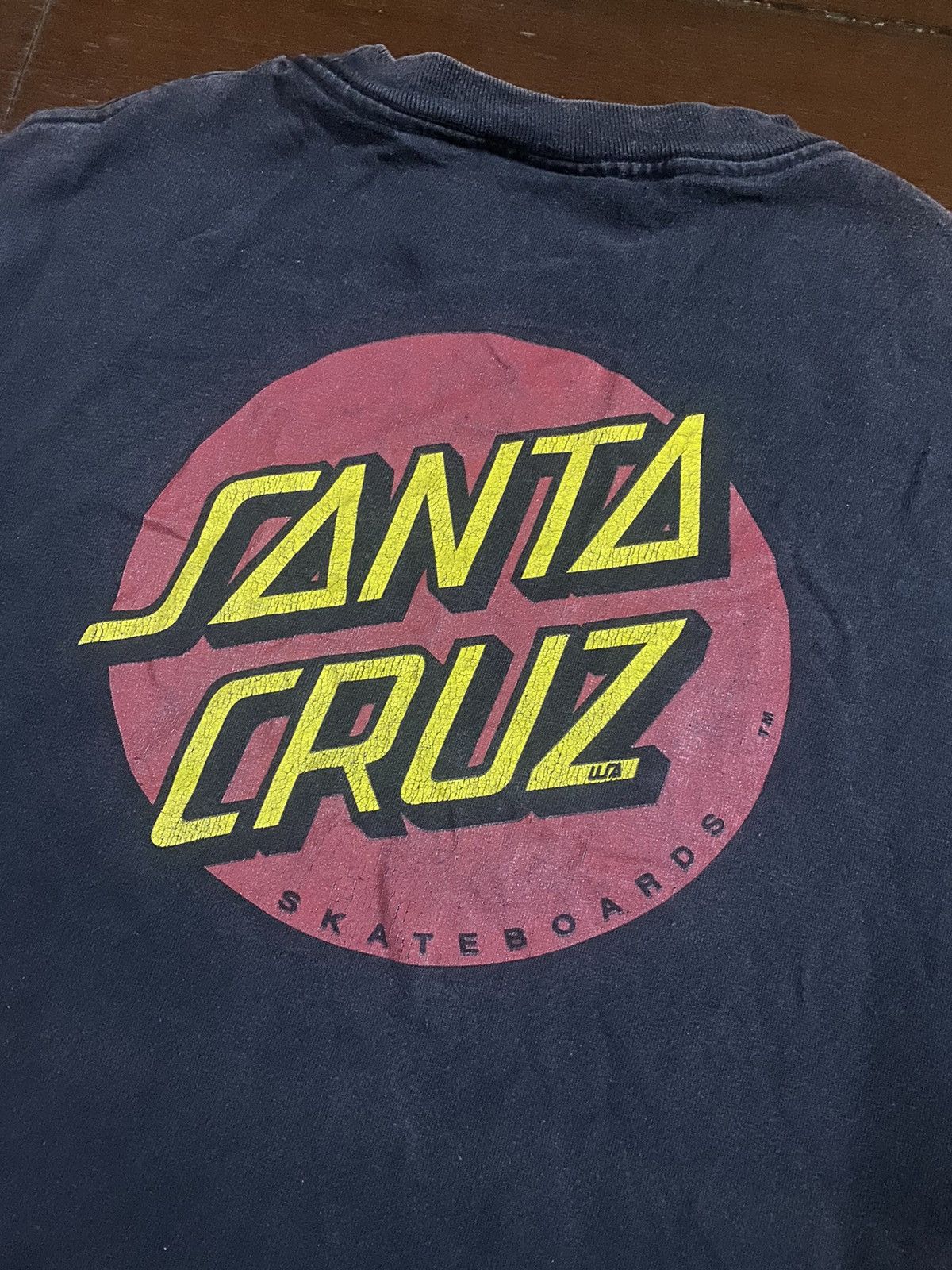 Hook-Ups Rare vintage SANTA CRUZ skateboard big logo sun faded Size US M / EU 48-50 / 2 - 7 Thumbnail