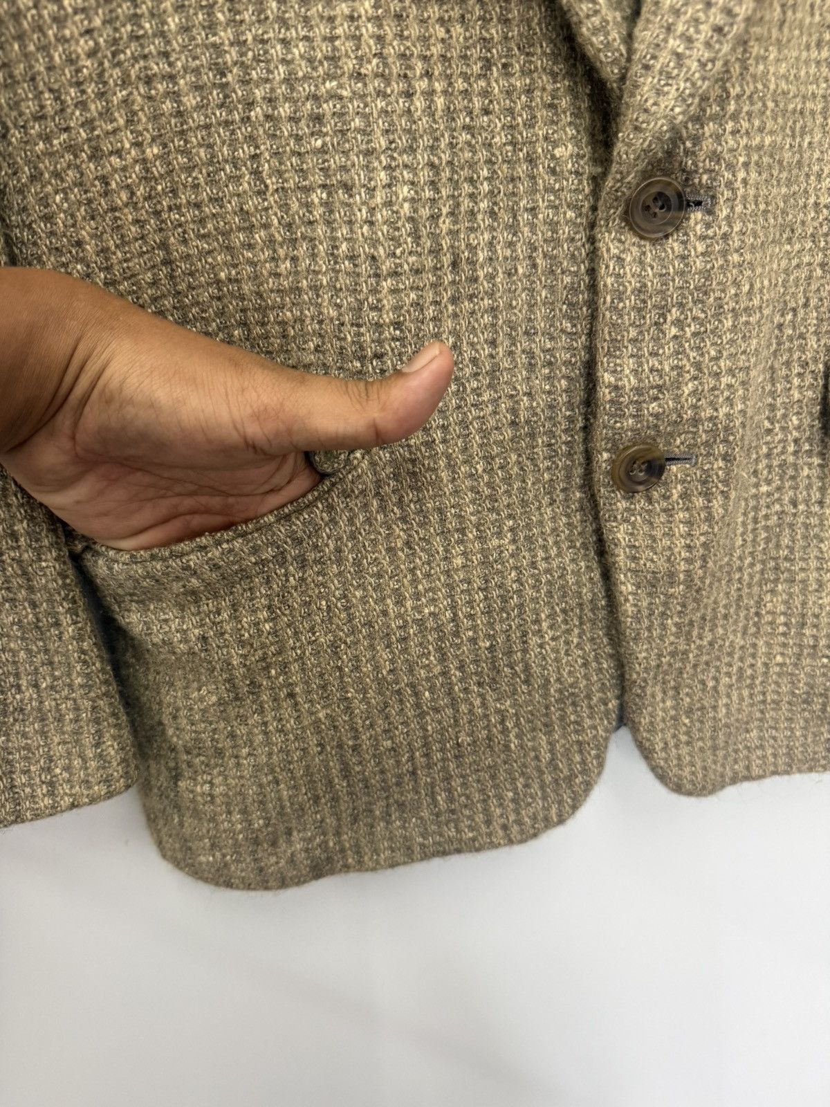 Christian Dior Monsieur 🔥 Christian Dior Monsieur Wool Tweed Blazer Jacket Size US S / EU 44-46 / 1 - 4 Thumbnail