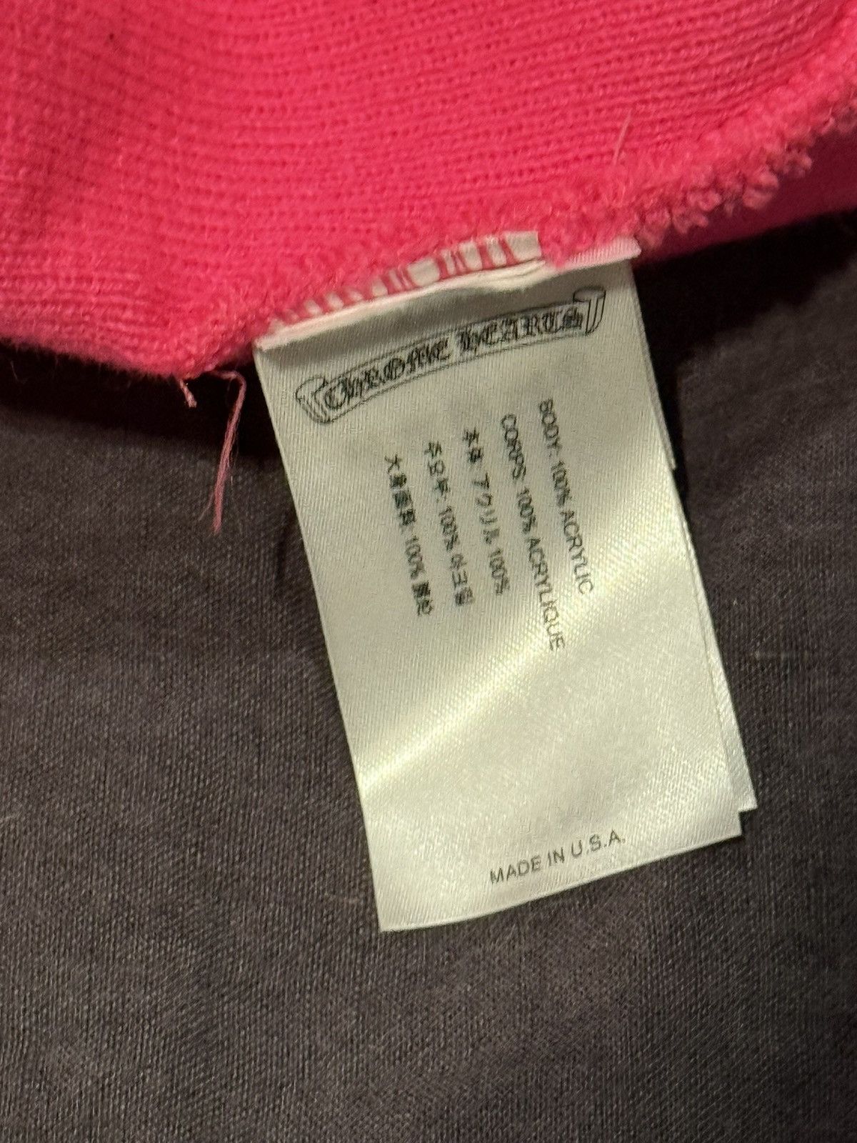Chrome Hearts Chrome Hearts Pink Beanie Size ONE SIZE - 4 Thumbnail