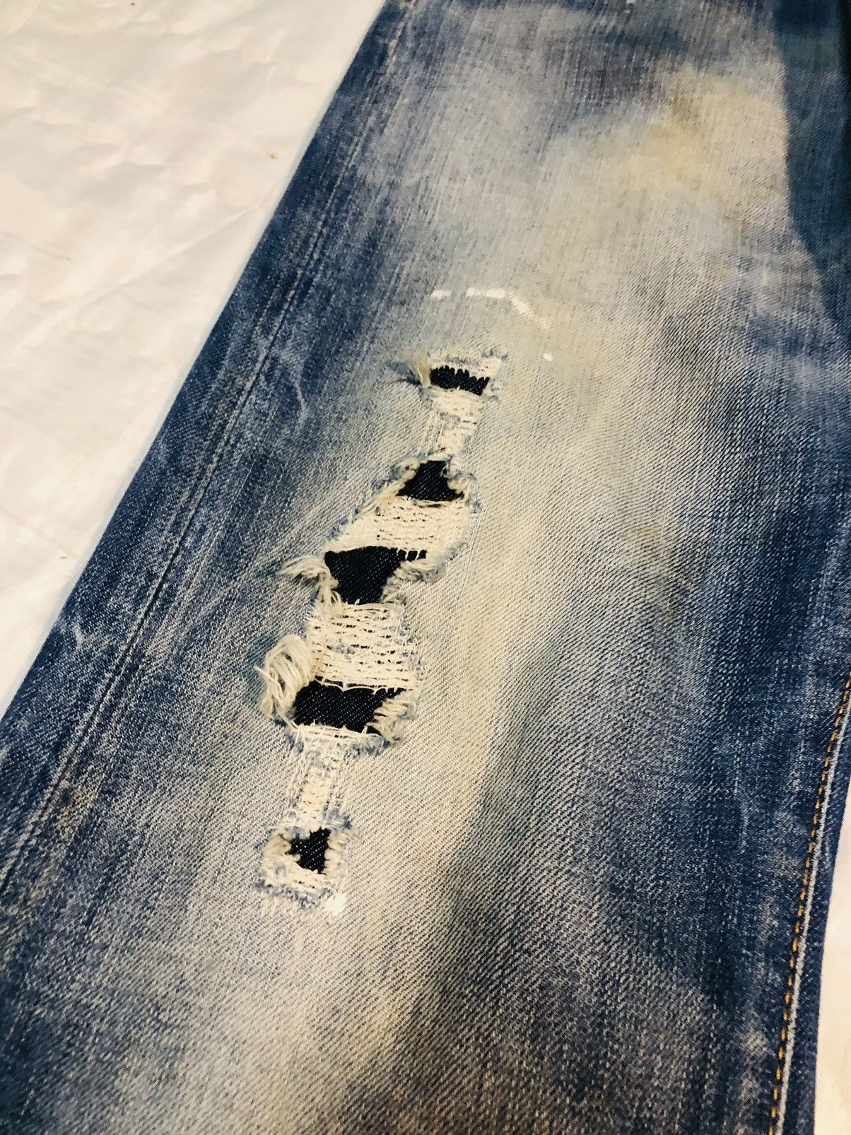 Reign + Storm × Vintage Reign Studio Distressed Denim (3) Size US 30 / EU 46 - 6 Thumbnail