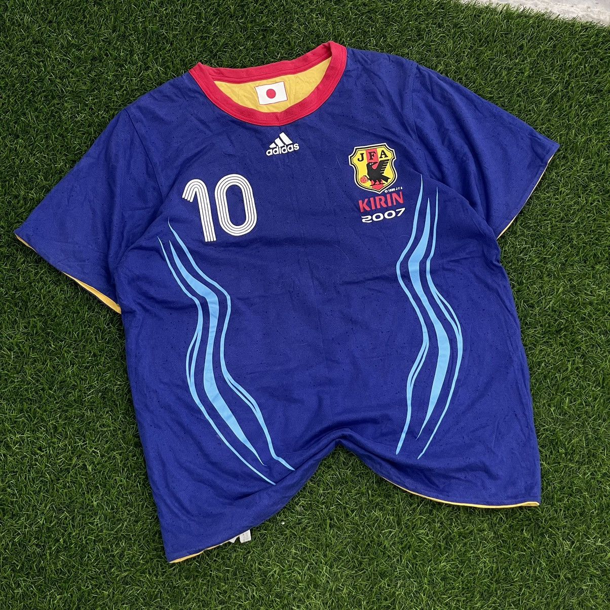 Adidas × Japanese Brand × Vintage VINTAGE EARLY 00s ADIDAS JAPAN KIRIN REVERSIBLE TSHIRT Size US L / EU 52-54 / 3 - 1 Thumbnail