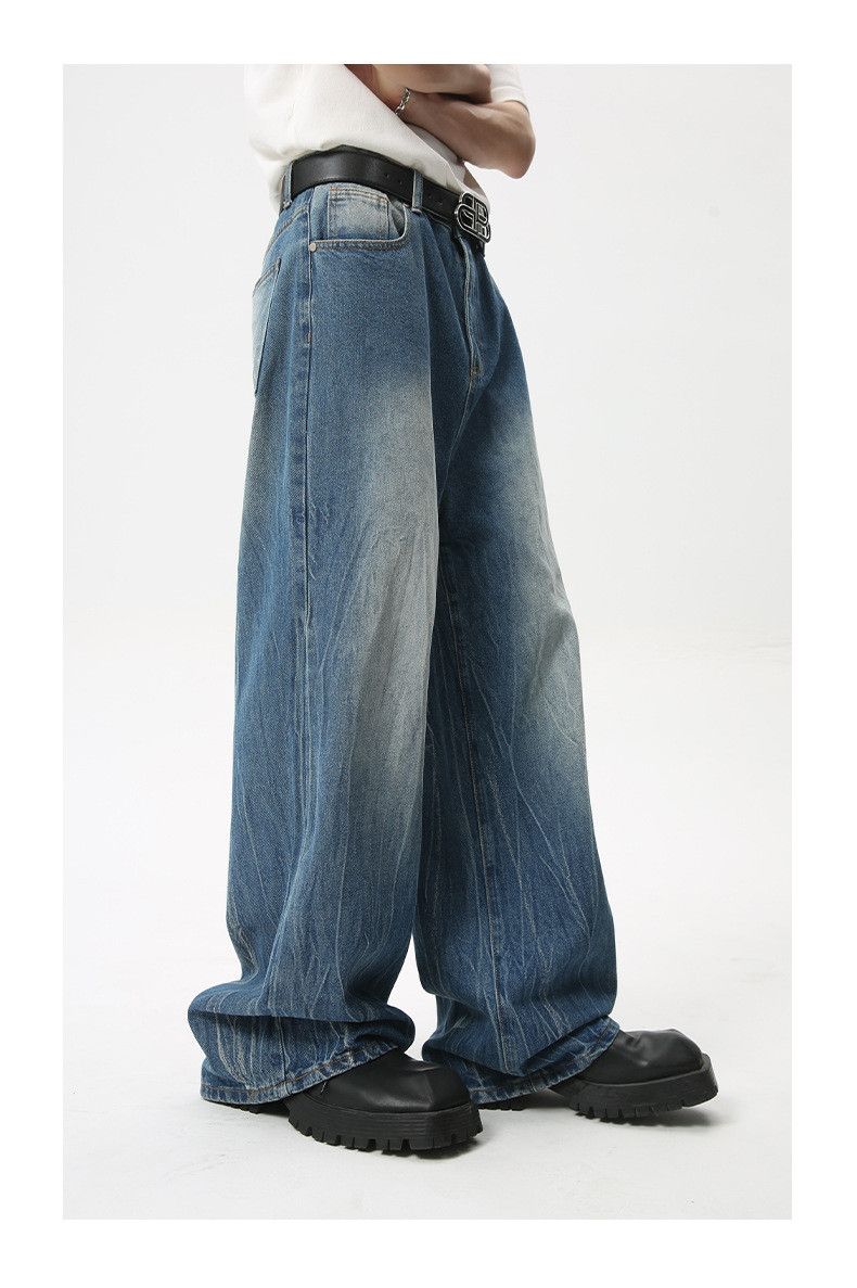 Japanese Brand × Jean Lightning pattern design straight jeans casual Size US 32 / EU 48 - 6 Thumbnail