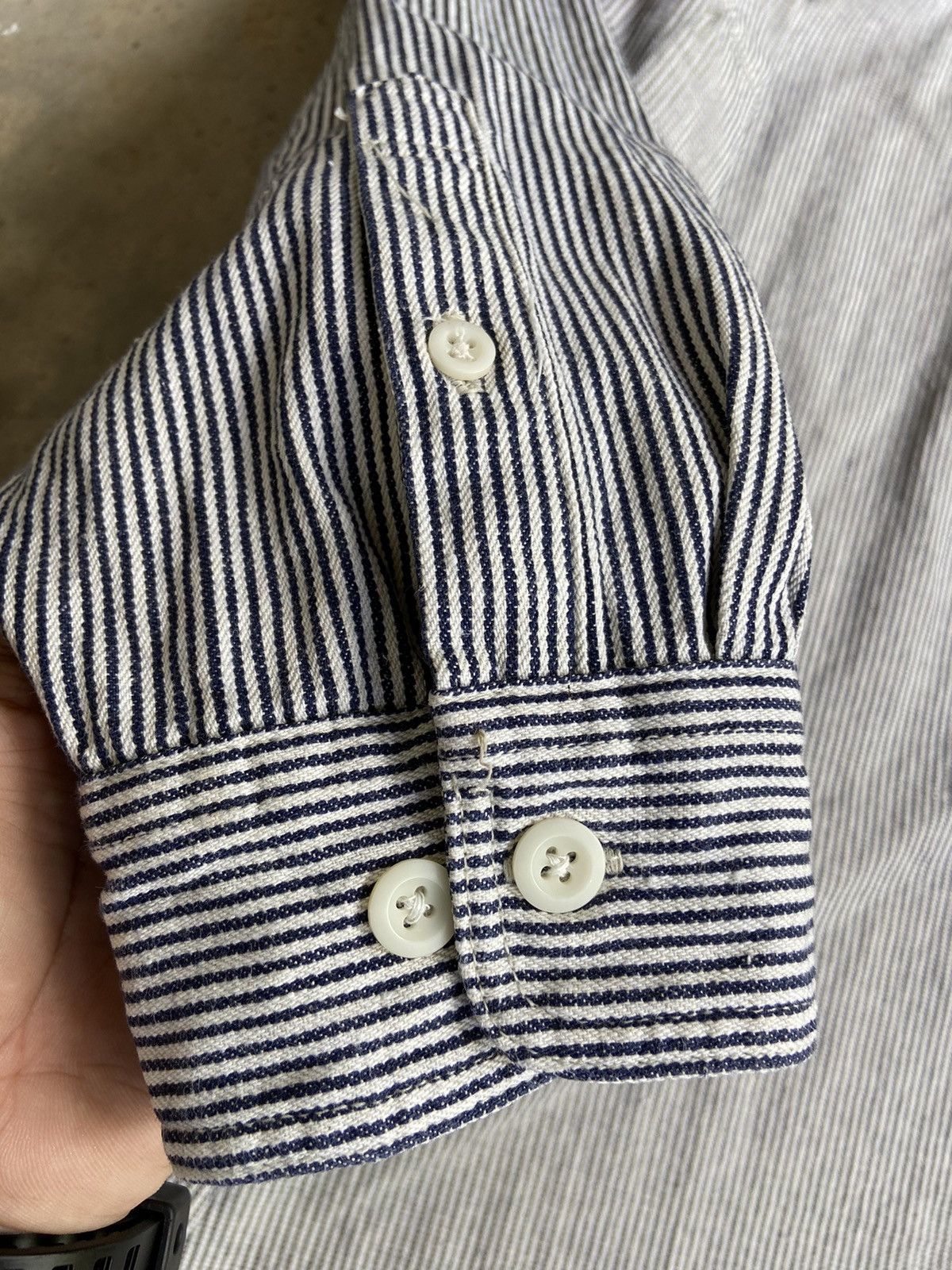 Japanese Brand × Seventh × Vintage Vintage Seventh club hickory shirt Size US M / EU 48-50 / 2 - 7 Thumbnail