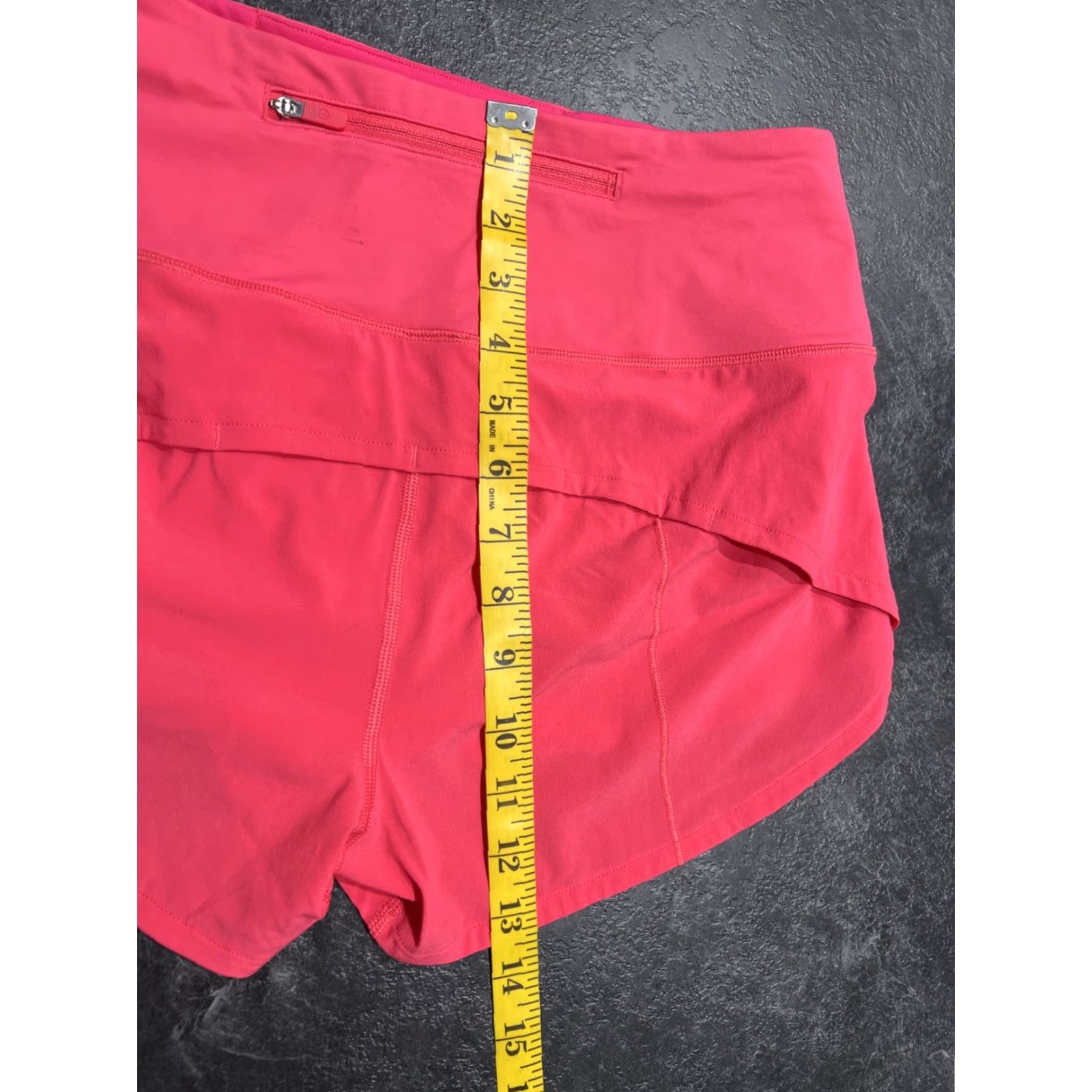 Lululemon Lululemon Speed Short 2.5" Boom Juice Size 6 Women Pink Athletic Elastic Waist Regular Inseam 2.5 in Stains Size 28" / US 6 / IT 42 - 7 Thumbnail