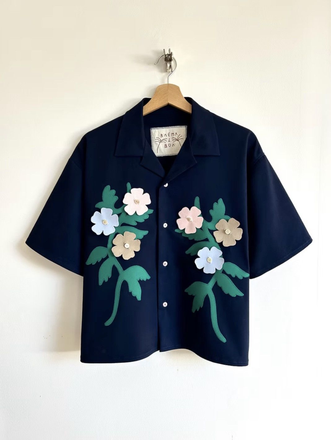 Other BAEMA T BOA Hand Stitched Button Up - Navy - Small Size US S / EU 44-46 / 1 - 1 Thumbnail
