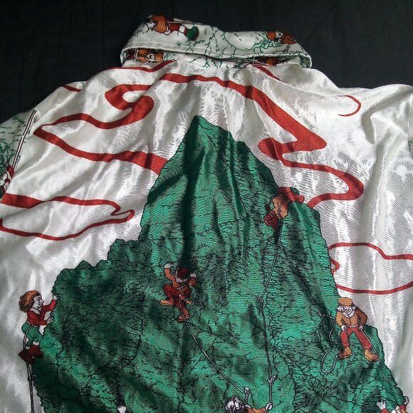 Other Vintage Monticello Mountain Climbers Disco Polyester Shirt Size US L / EU 52-54 / 3 - 8 Thumbnail