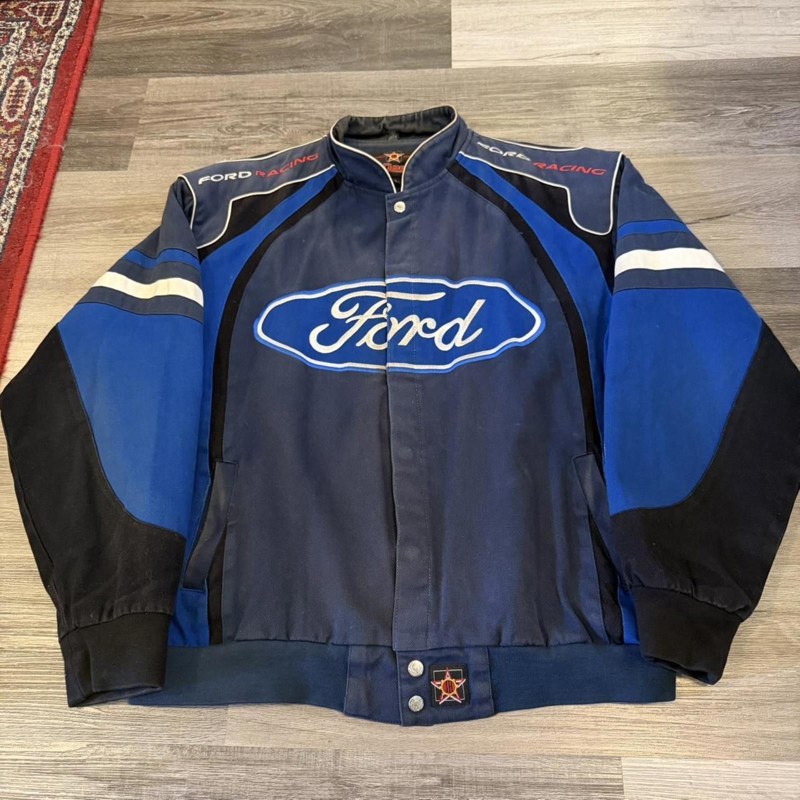 JH Design vintage JH designs ford racing bomber jacket 90s/00s XL Size US XL / EU 56 / 4 - 2 Thumbnail