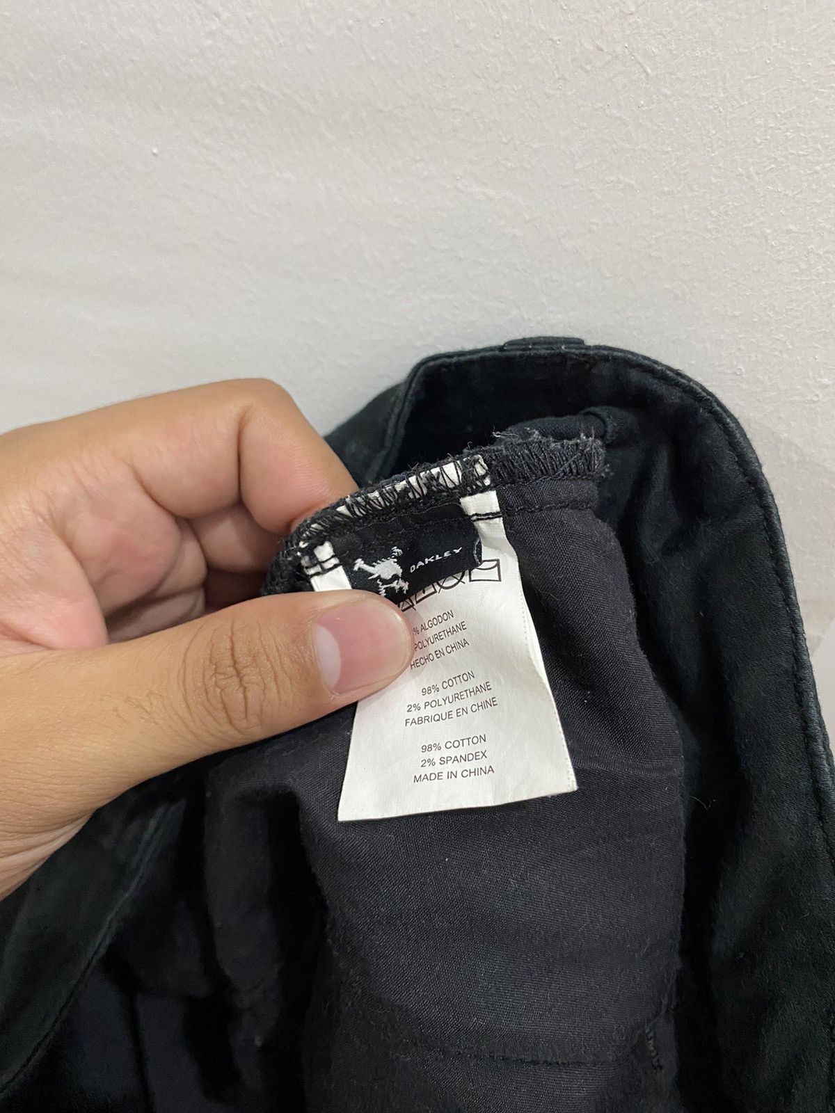 OAKLEY EMBROIDERED SMALL LOGO CHINO PANTS