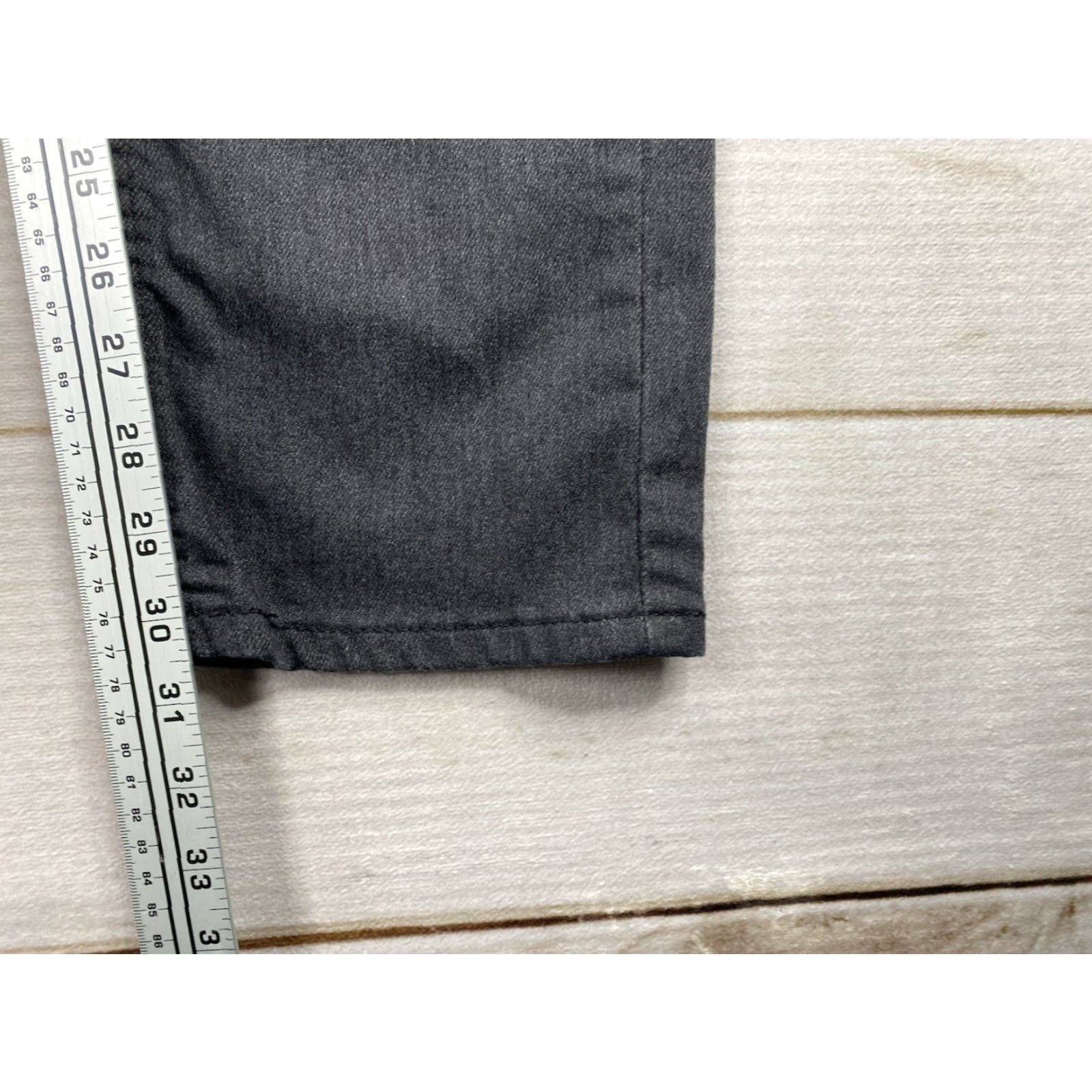 Levi's Levis 511 Jeans Mens 32x32 Faded Black Lightweight Stretch Denim White Tab Size US 32 / EU 48 - 7 Thumbnail