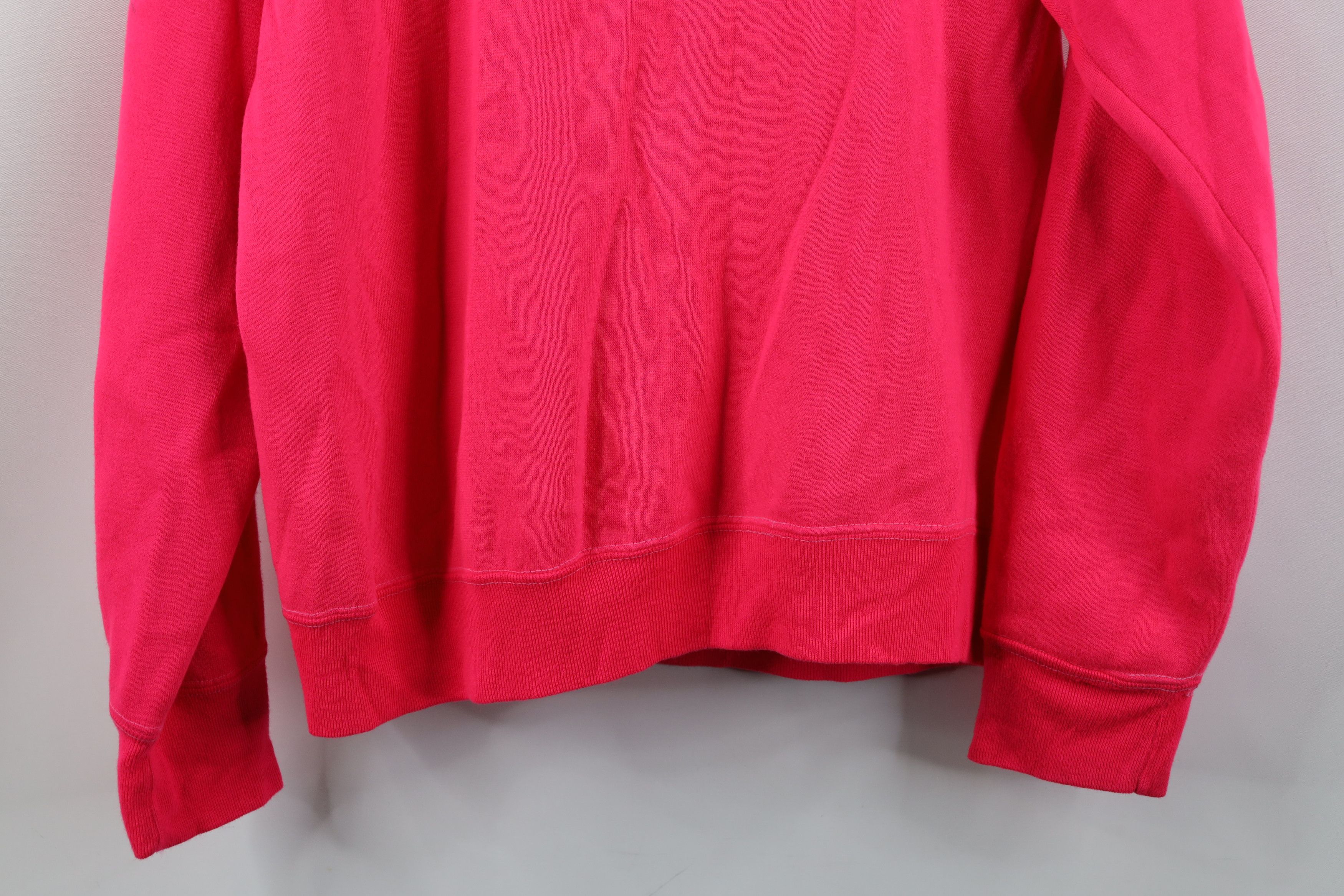 Vintage Vintage 70s Streetwear Crewneck Sweatshirt Neon Pink USA Size M / US 6-8 / IT 42-44 - 14 Thumbnail