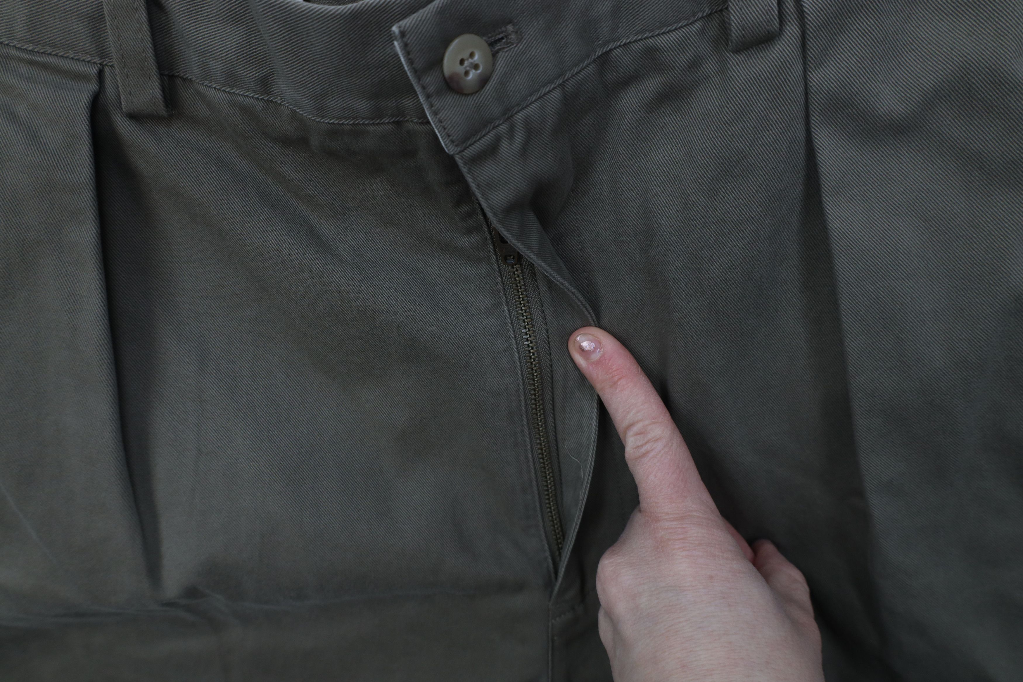 Ralph Lauren Vintage 90s Ralph Lauren Andrew Wide Leg Chino Pants Beige Size US 38 / EU 54 - 7 Thumbnail