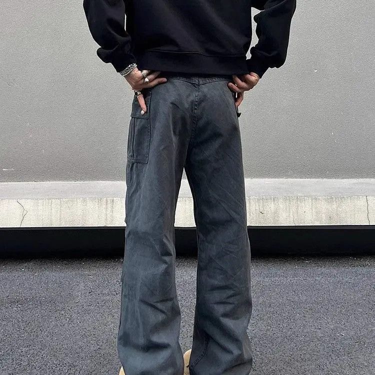 Japanese Brand Retro loose casual micro flared jeans Size US 32 / EU 48 - 4 Thumbnail