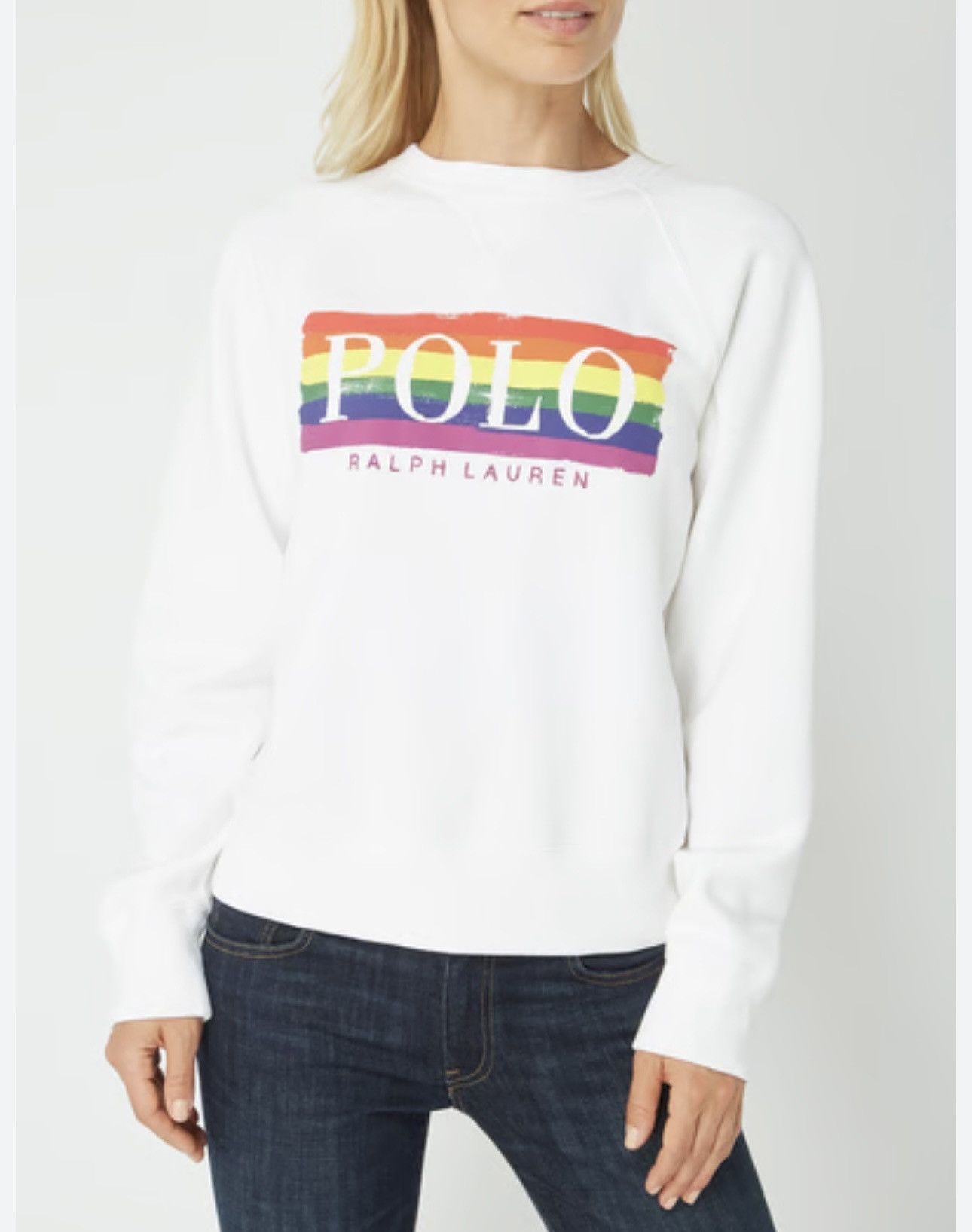 Polo Ralph Lauren × Ralph Lauren Polo Ralph Lauren rainbow big logo sweatshirt Size L / US 10 / IT 46 - 3 Thumbnail
