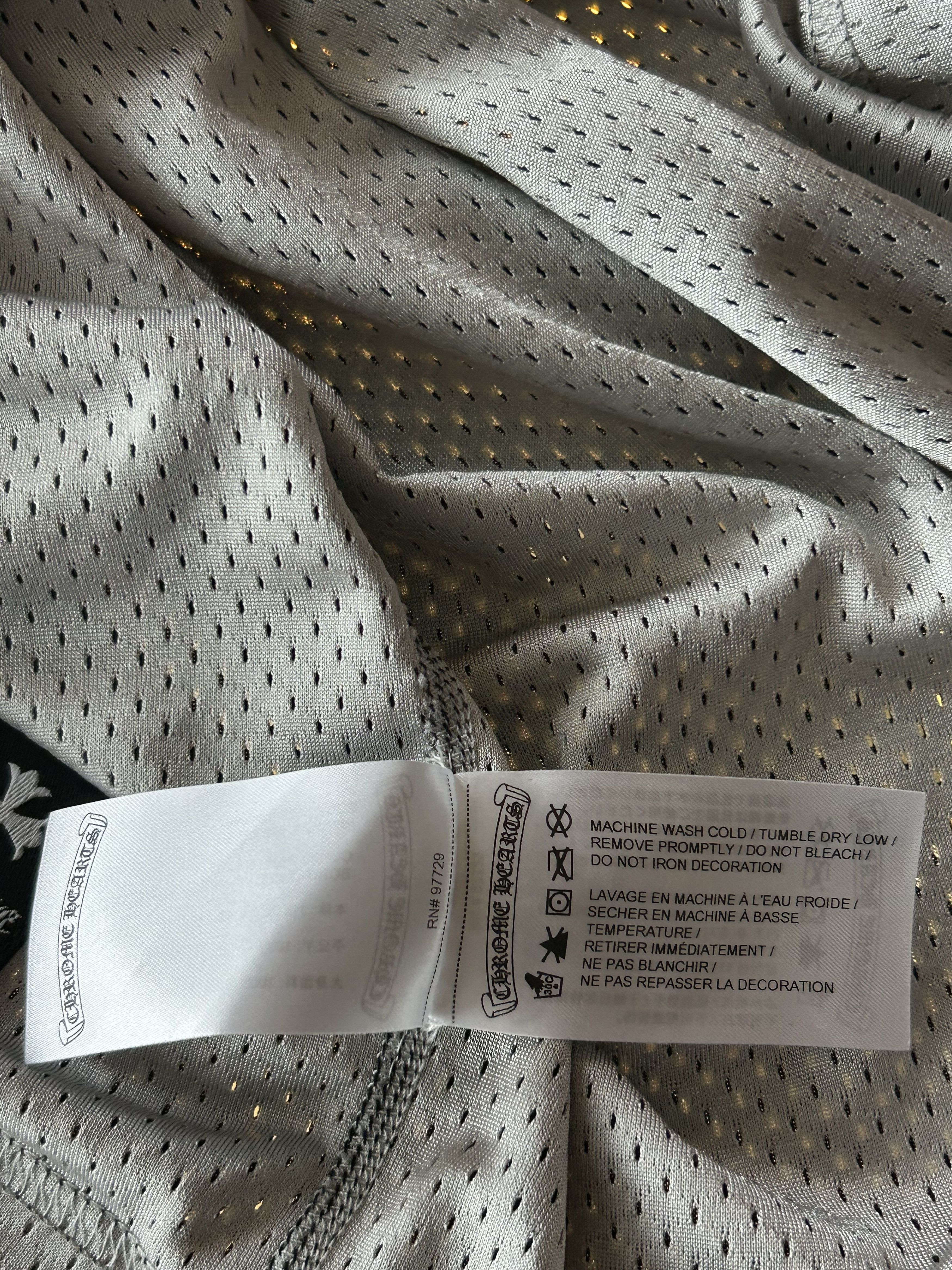 Chrome Hearts Chrome Hearts Black & White Logo Reversible Mesh Jersey Size US M / EU 48-50 / 2 - 6 Thumbnail