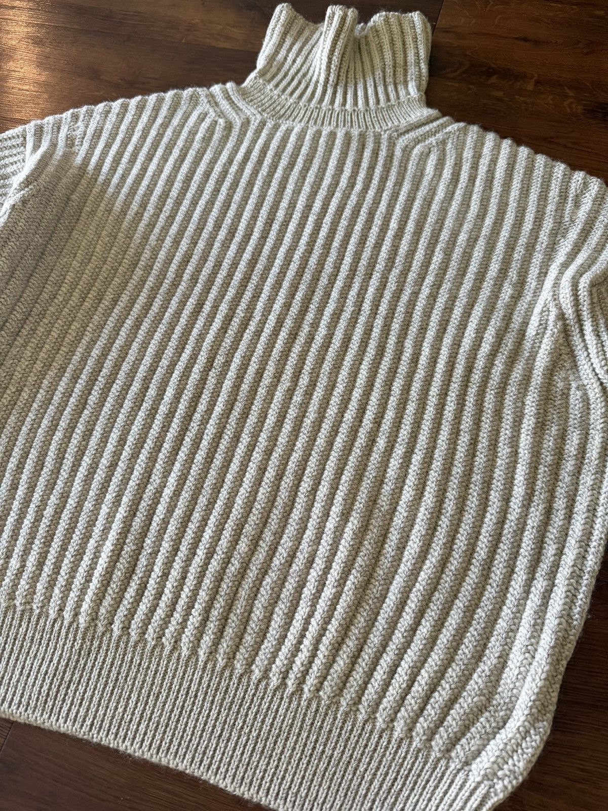 Visvim Visvim Amplus Knit Turtlekneck Sweater Wool Ivory Size XS / US 0-2 / IT 36-38 - 2 Thumbnail