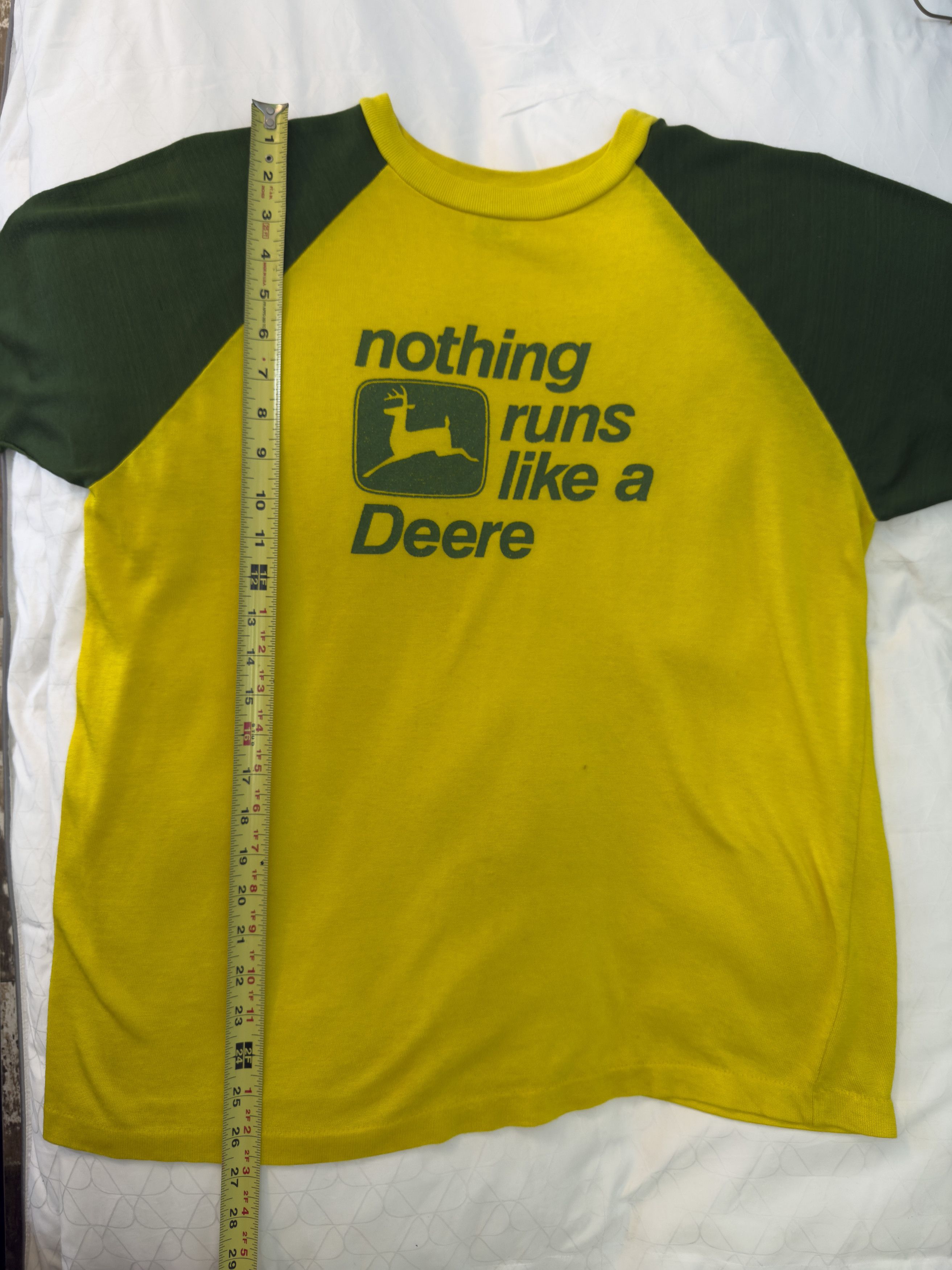 John Deere Vintage John Deere “Nothing Runs Like a Deere” Raglan Jersey Size US XL / EU 56 / 4 - 10 Thumbnail