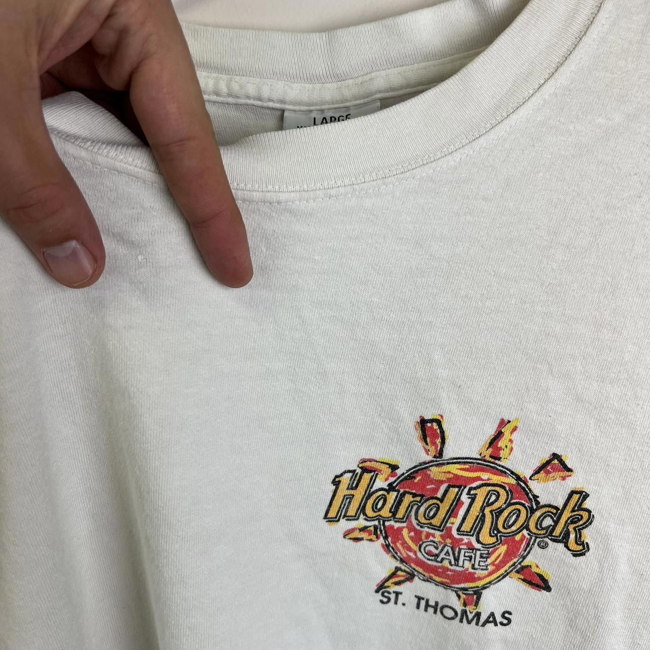 Hard Rock Cafe Vintage Hard Rock Cafe Graphic T-Shirt - Fun Summer Design Size US XL / EU 56 / 4 - 7 Thumbnail