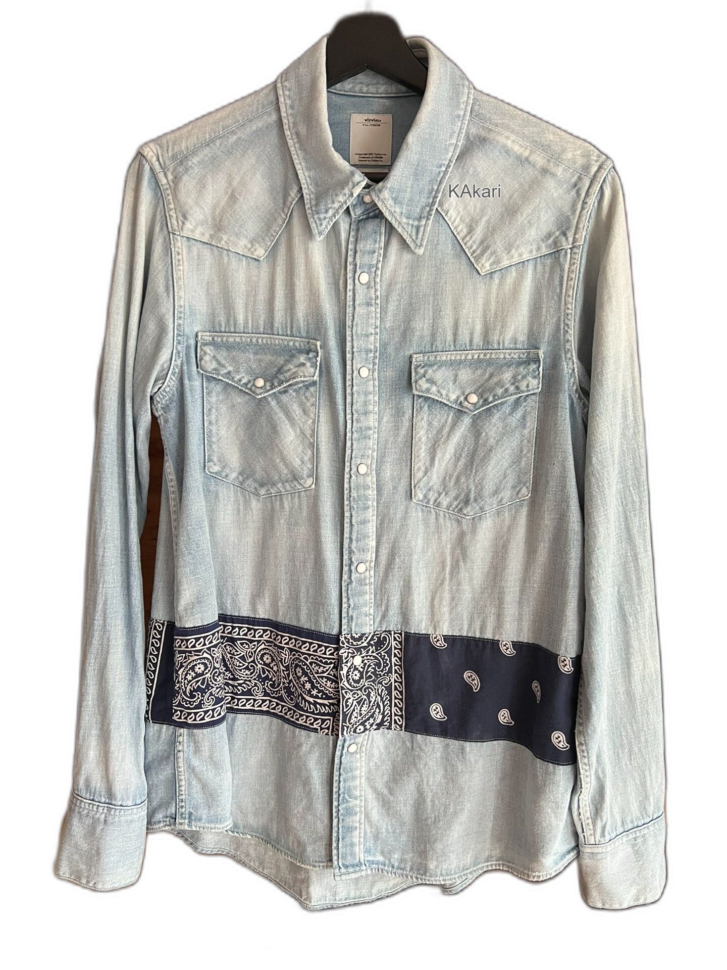 Visvim visvim 2017 Washed Denim Shirt Size US M / EU 48-50 / 2 - 1 Thumbnail