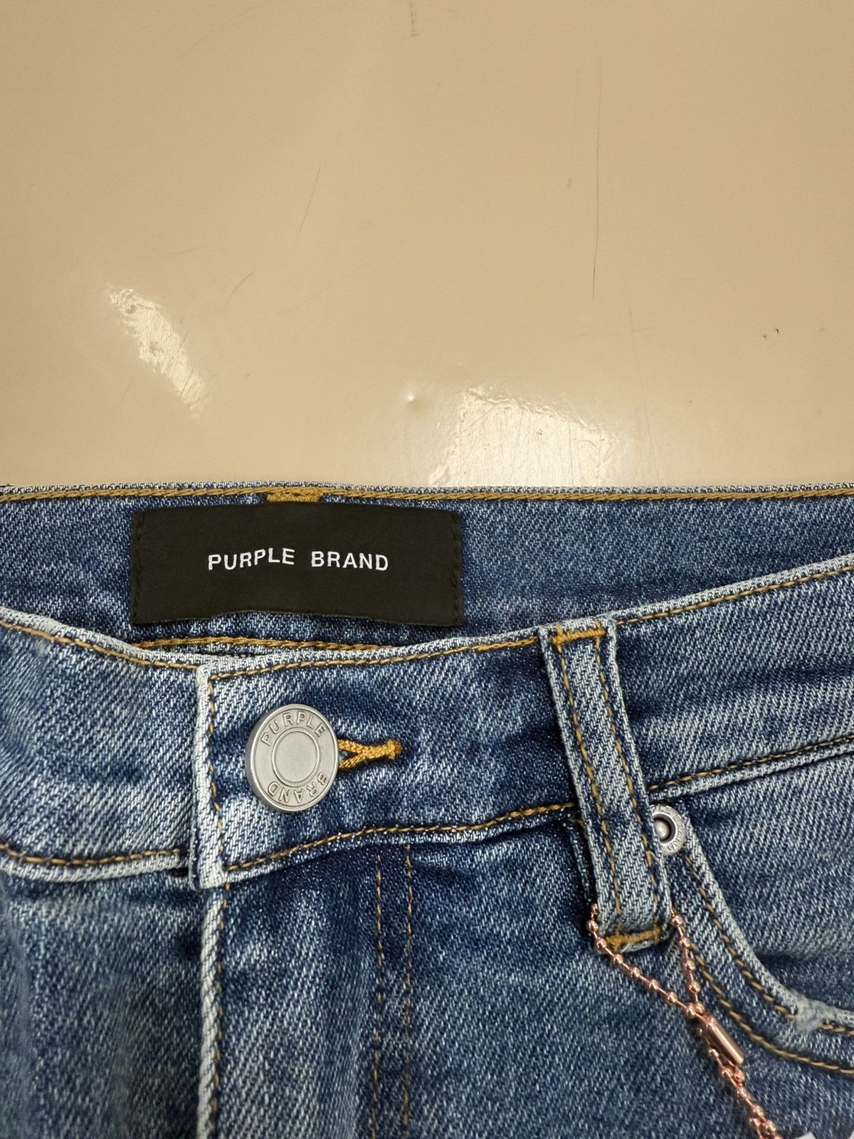 Other Purple Brand Slim Blue Flare Jeans Size 26" / US 2 / IT 38 - 4 Thumbnail