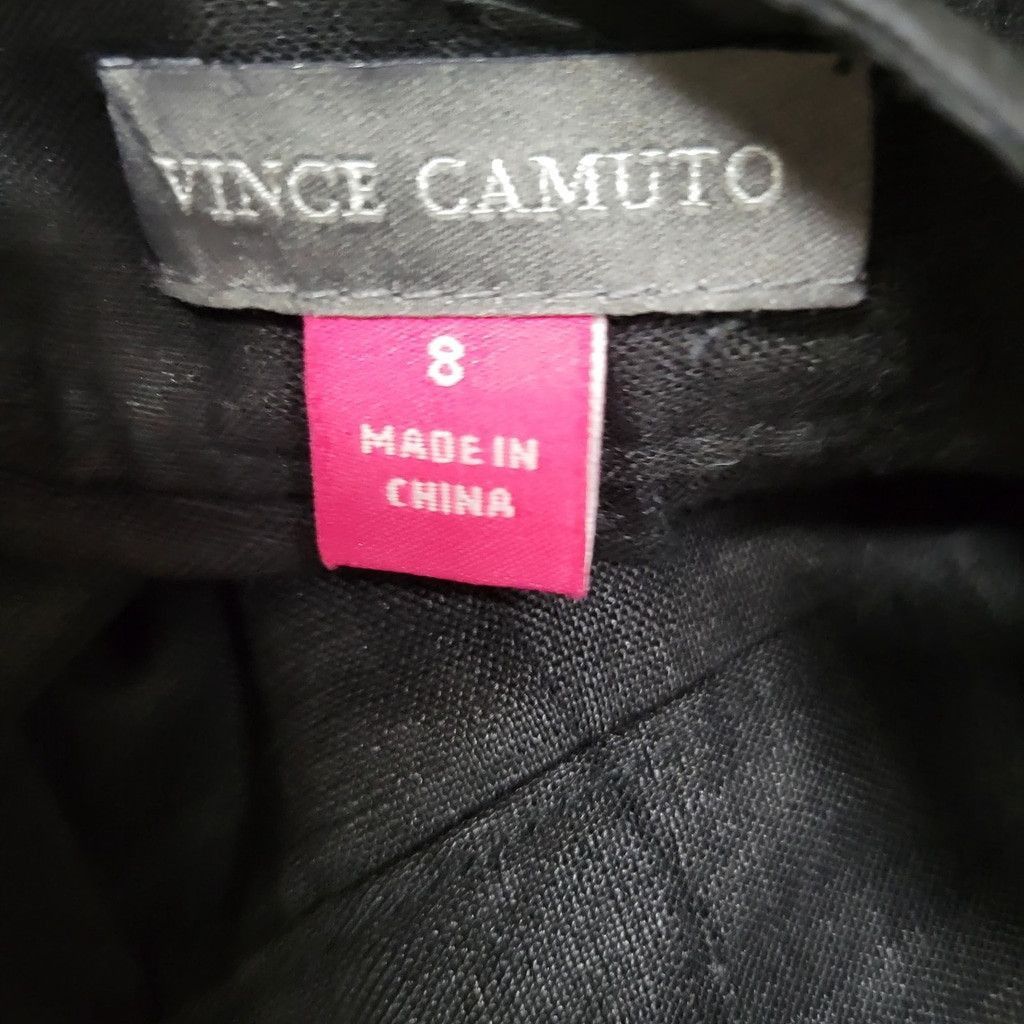 Vince Camuto Vince Camuto Large Button Pleated Slit Ankle Black Size 30" / US 8 / IT 44 - 9 Thumbnail