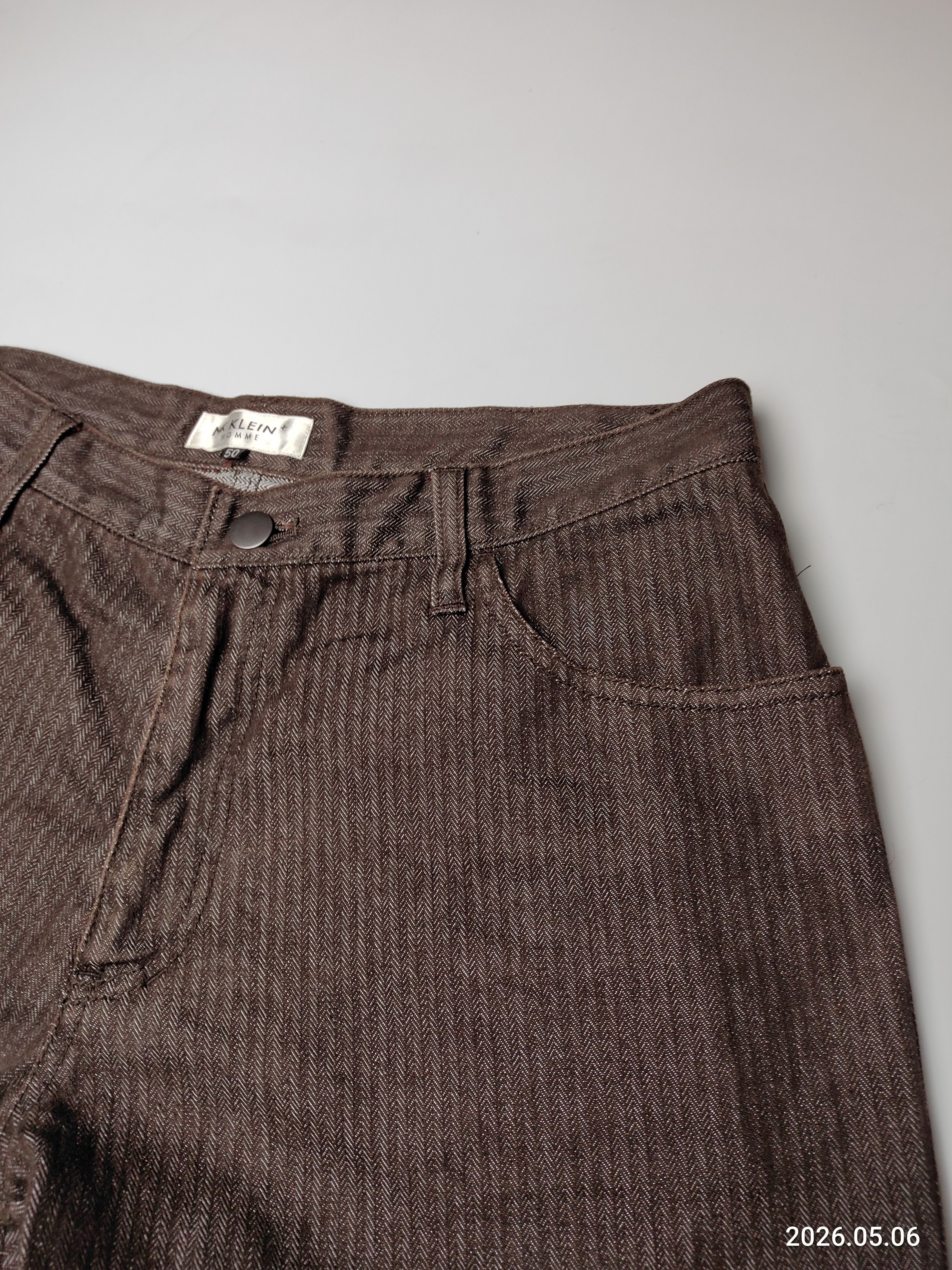 Japanese Brand MK Klein Multipocket Brown Denim cargo Pants Size US 29 - 3 Thumbnail