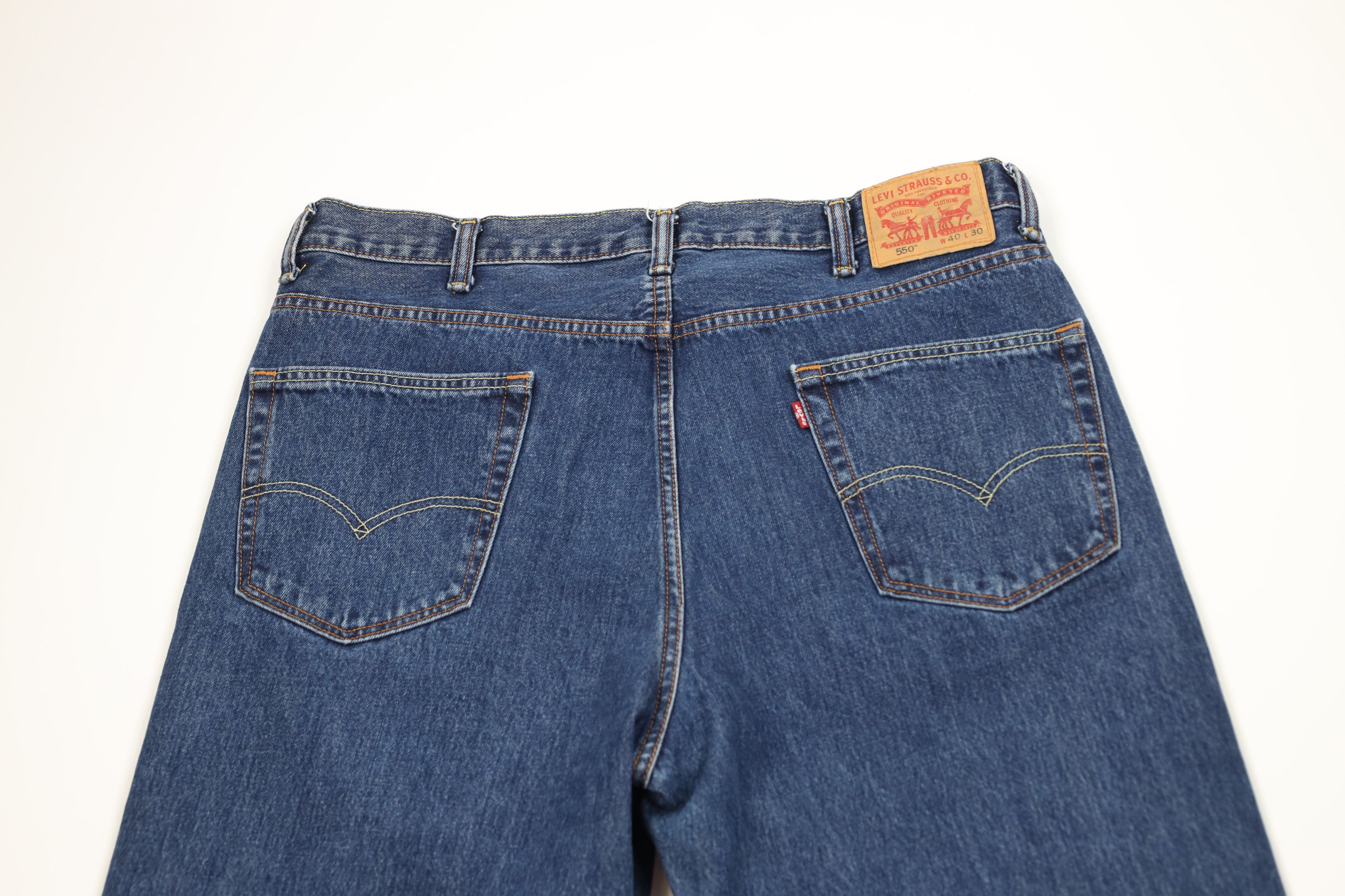 Levi's Vintage Y2K Levis 550 Relaxed Fit Denim Jeans Blue Cotton Size US 40 / EU 56 - 8 Thumbnail