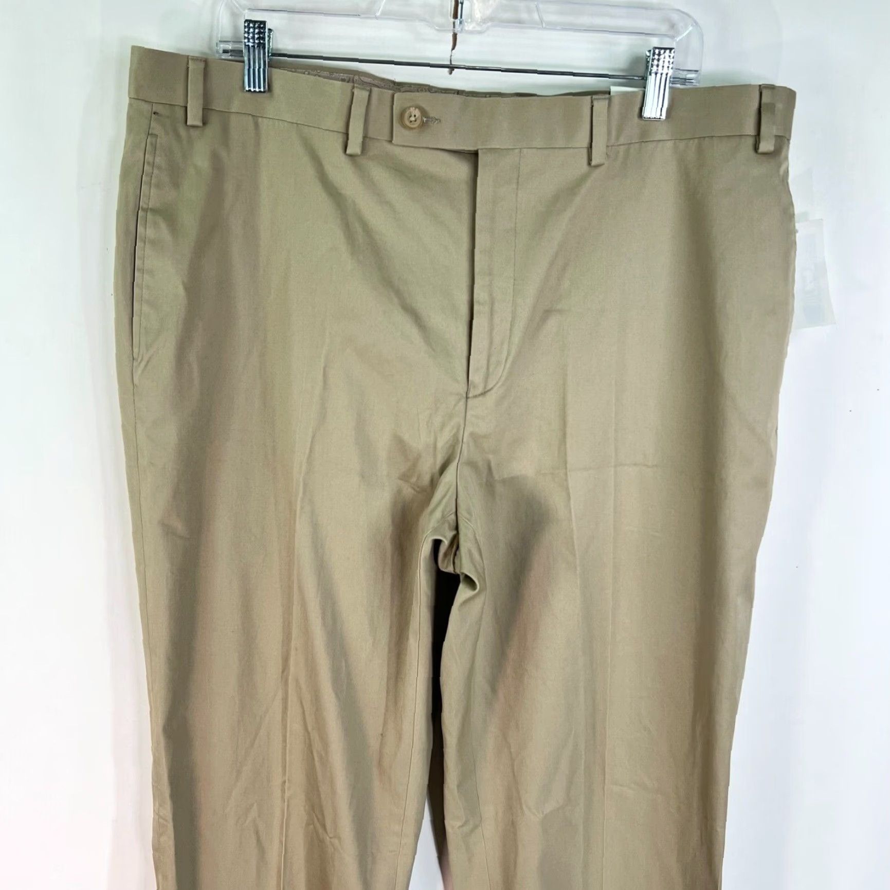 Ralph Lauren Lauren Ralph Lauren Dress Pants Mens Regular Fit Straight Leg Tan 36X34 Size US 36 / EU 52 - 2 Thumbnail