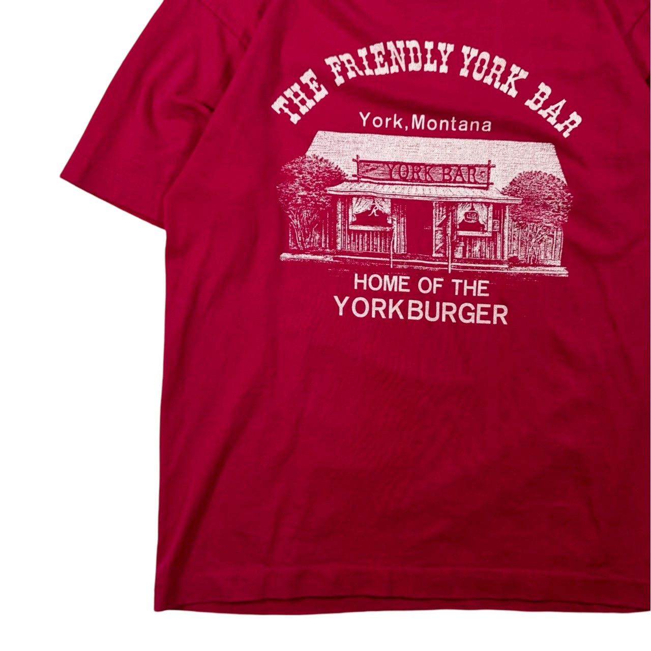 Vintage Vintage 90s Single Stitch The Friendly York Bar Graphic Size US L / EU 52-54 / 3 - 3 Thumbnail