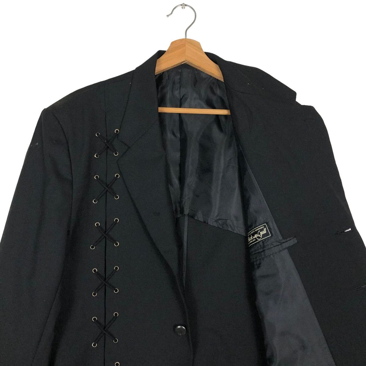 Japanese Brand 🔥VINTAGE BONDAGE DESIGN BIKER JACKET KAWAMURA ISSEY MIYAKE Size US M / EU 48-50 / 2 - 12 Thumbnail
