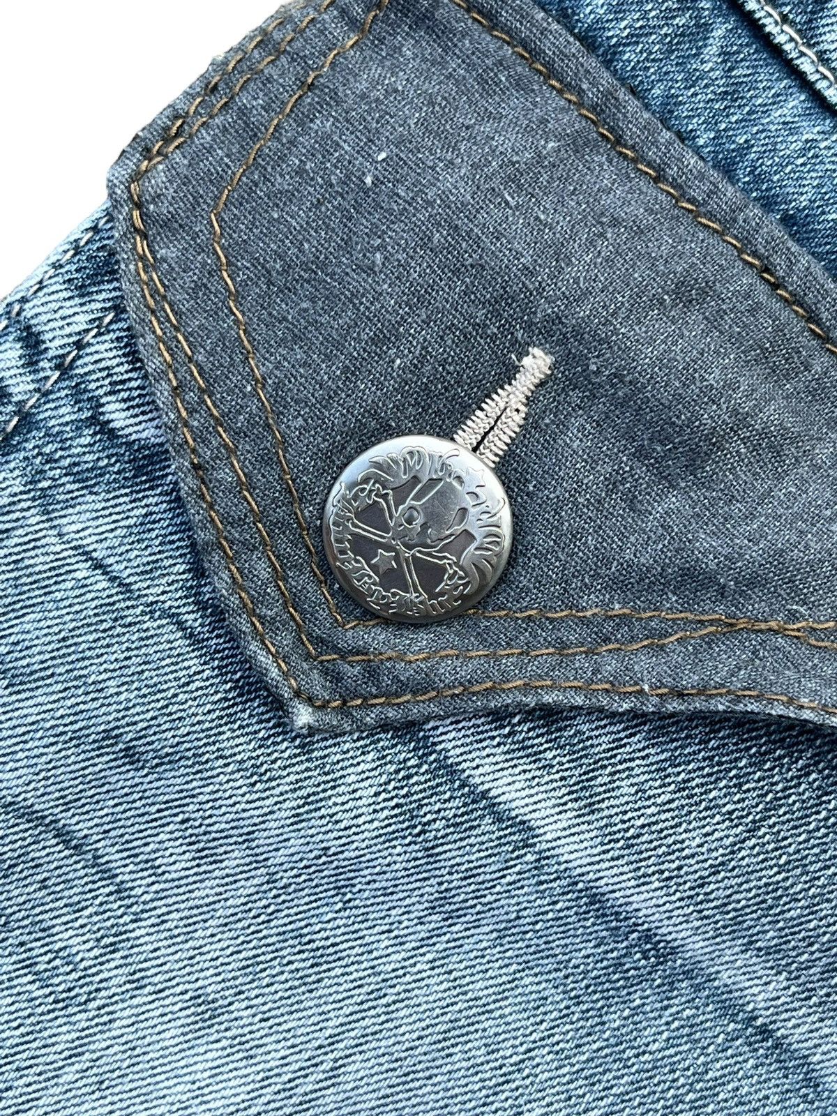 Japanese Brand × Seditionaries Vintage Japanese Brand Blow by Blue Punk Distressed Jeans Size US 31 - 14 Thumbnail