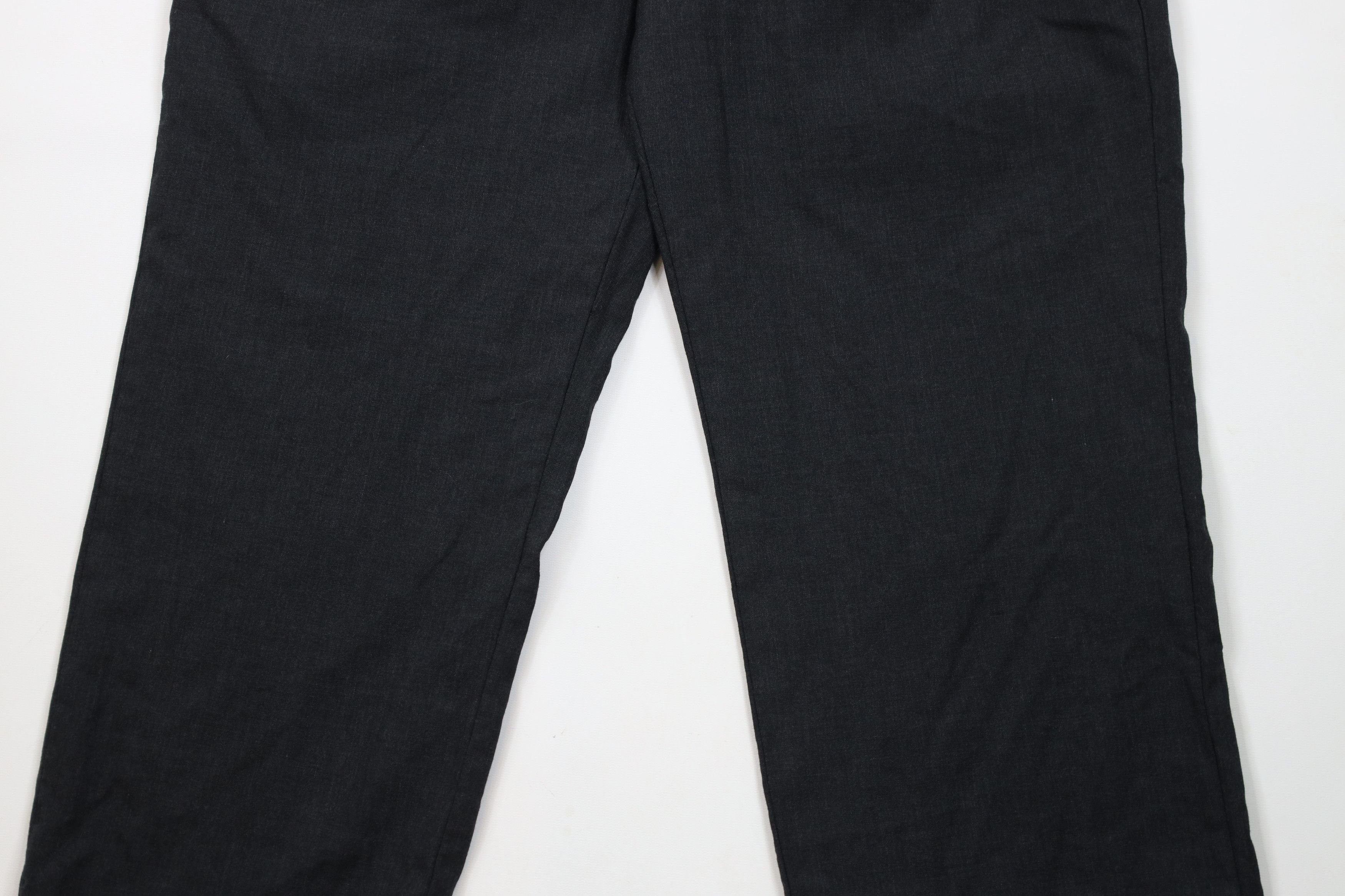 Vintage Vintage 90s Streetwear Pleated Wide Leg Chino Pants Gray Size US 36 / EU 52 - 3 Thumbnail
