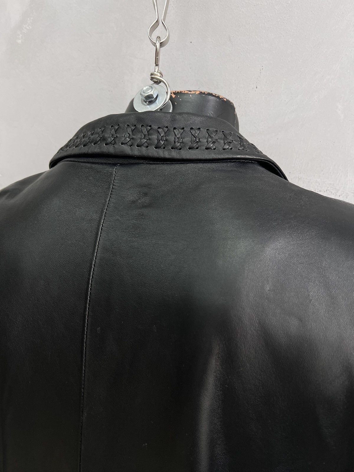 14th Addiction Gothic style balenciaga long leather coat y2k Size US L / EU 52-54 / 3 - 9 Thumbnail
