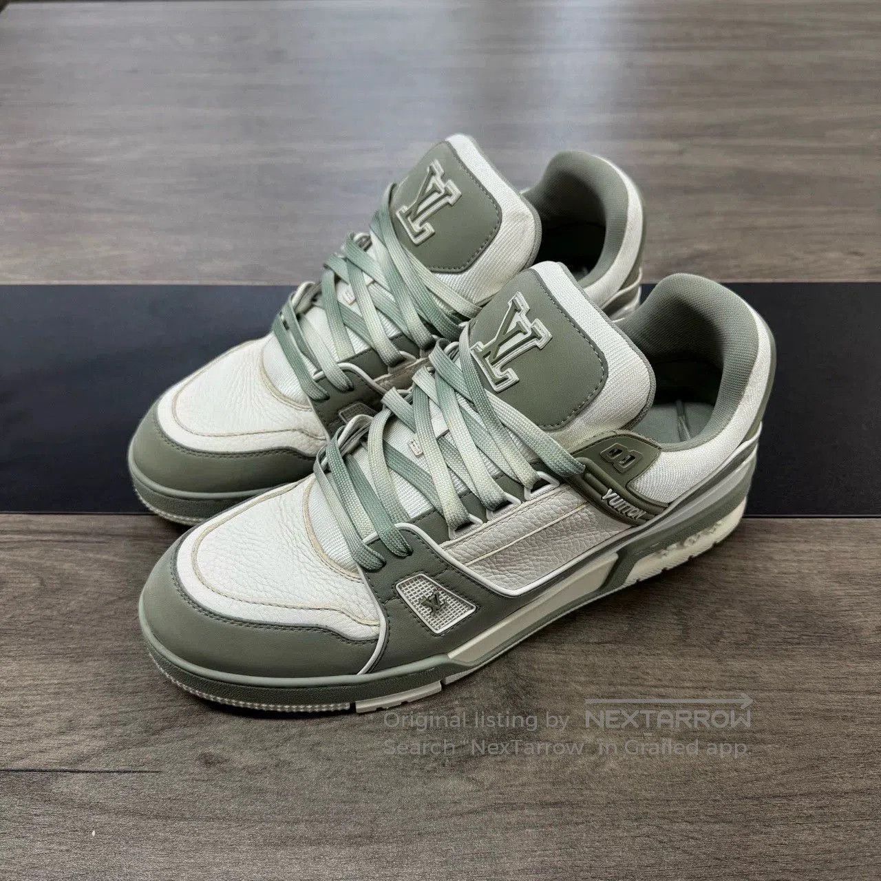 Louis Vuitton Louis Vuitton Trainer Green Size 43. Size US 10.5 / EU 43-44 - 1 Thumbnail