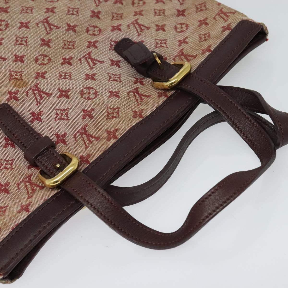Louis Vuitton LOUIS VUITTON Monogram Mini Françoise Bag Red Cherry M92210 Size ONE SIZE - 6 Thumbnail