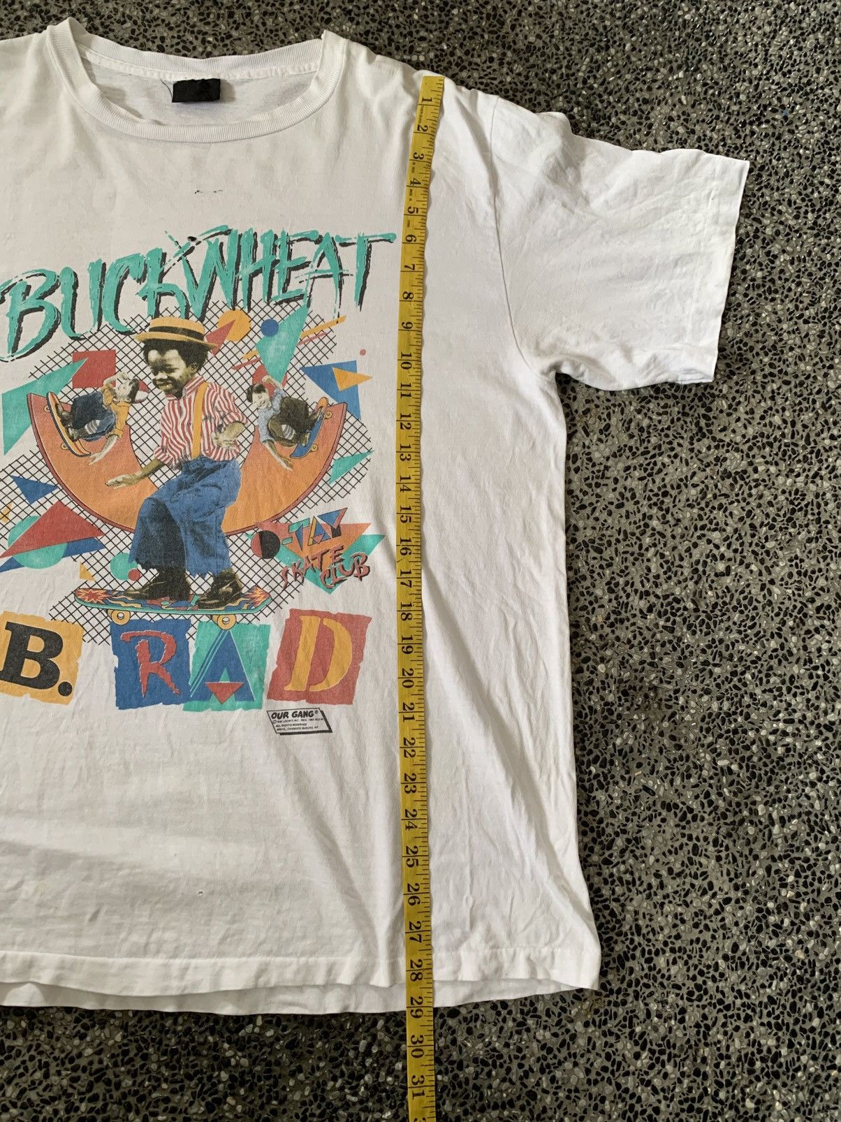 Vintage Vintage 90s Buckwheat O-Tay Skate Club Photo Print T shirt Size US XL / EU 56 / 4 - 14 Thumbnail